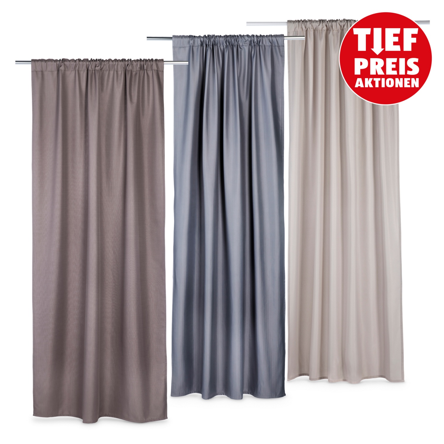 HOME CREATION Thermo Vorhang, Doppelpkg.