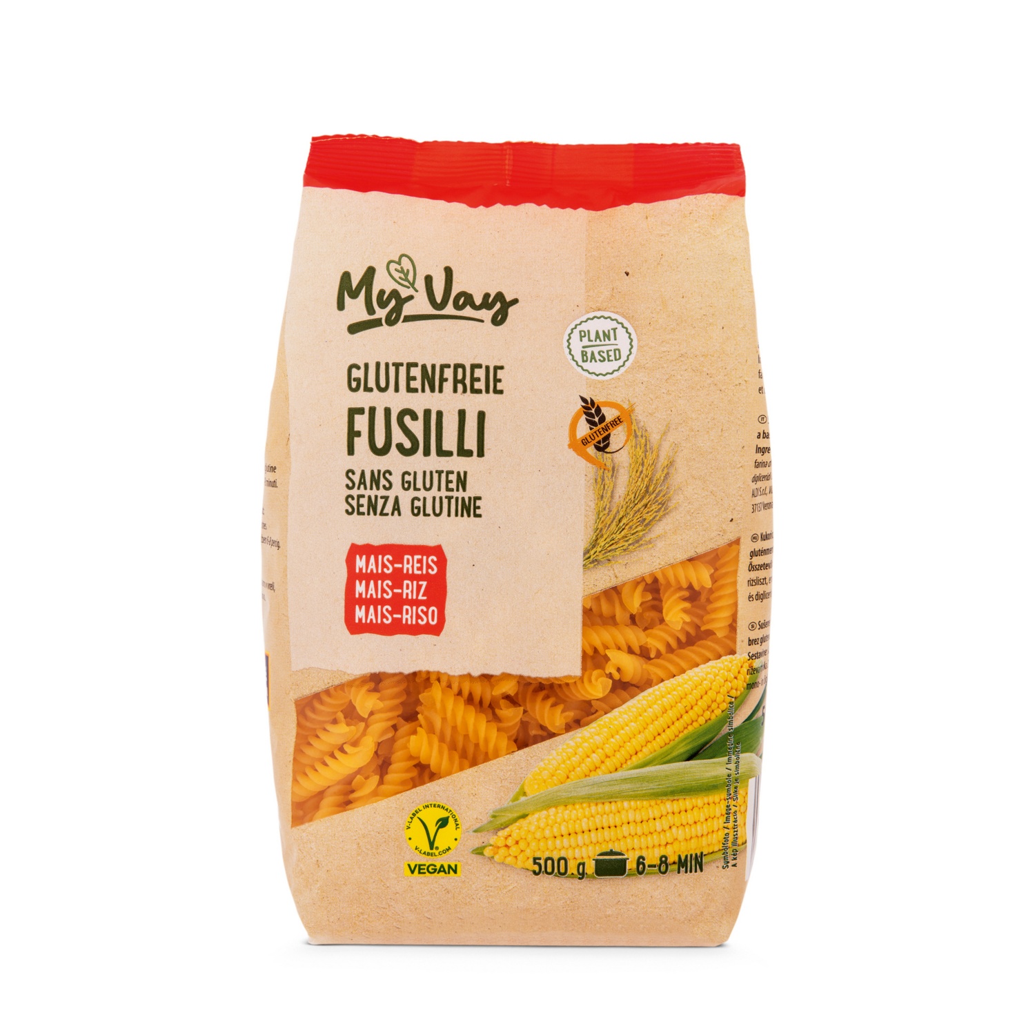 MY VAY Glutenfreie Teigwaren, Fusilli