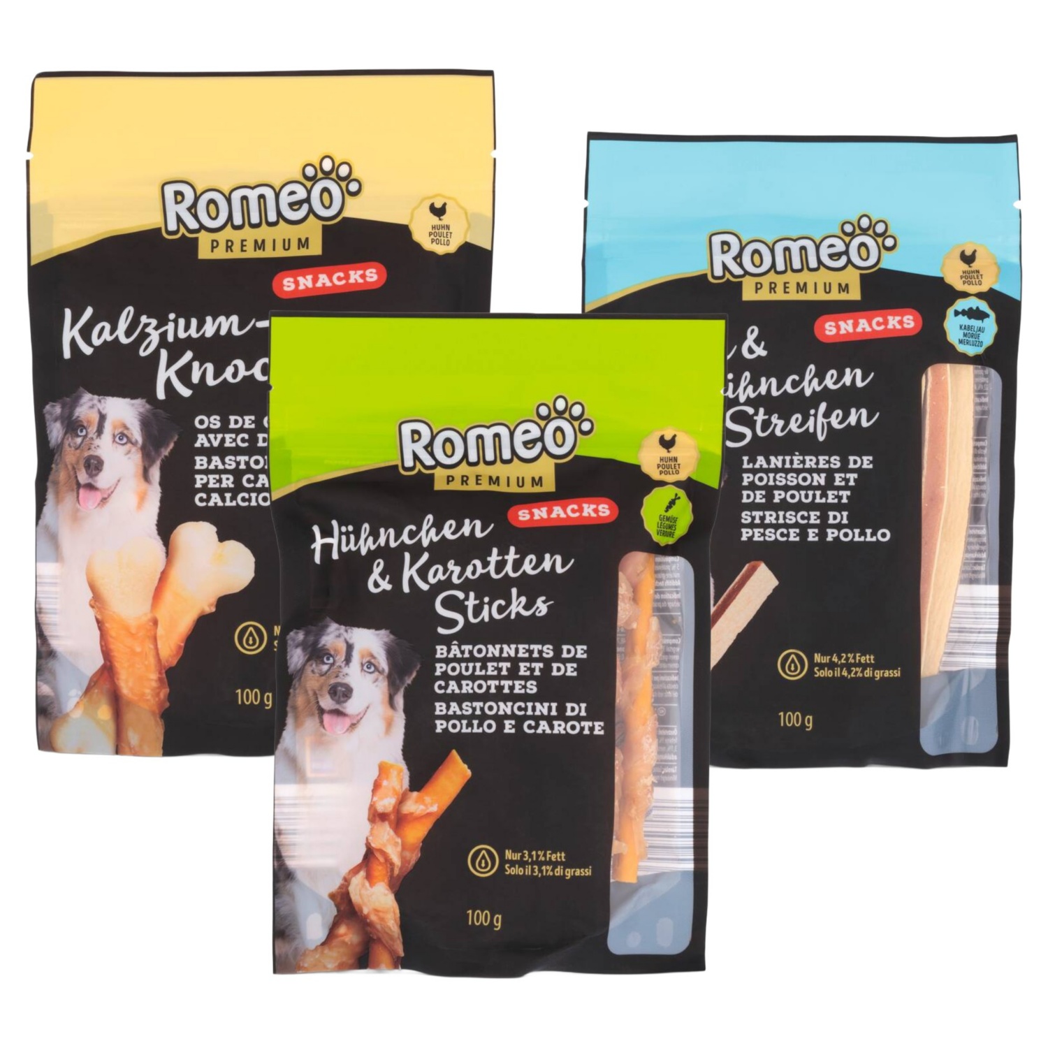 ROMEO PREMIUM Priboljški za psa