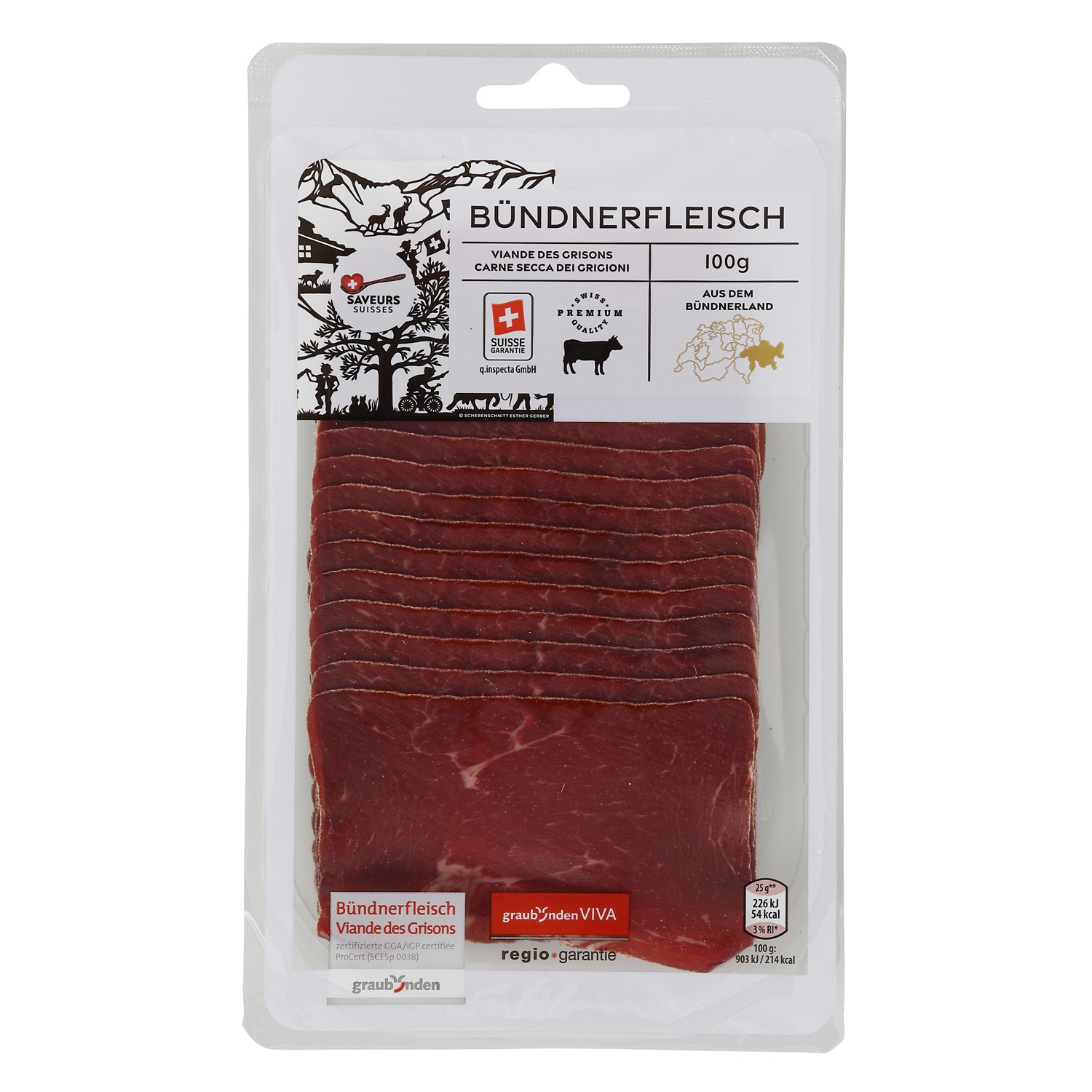 SAVEURS SUISSES Bündnerfleisch