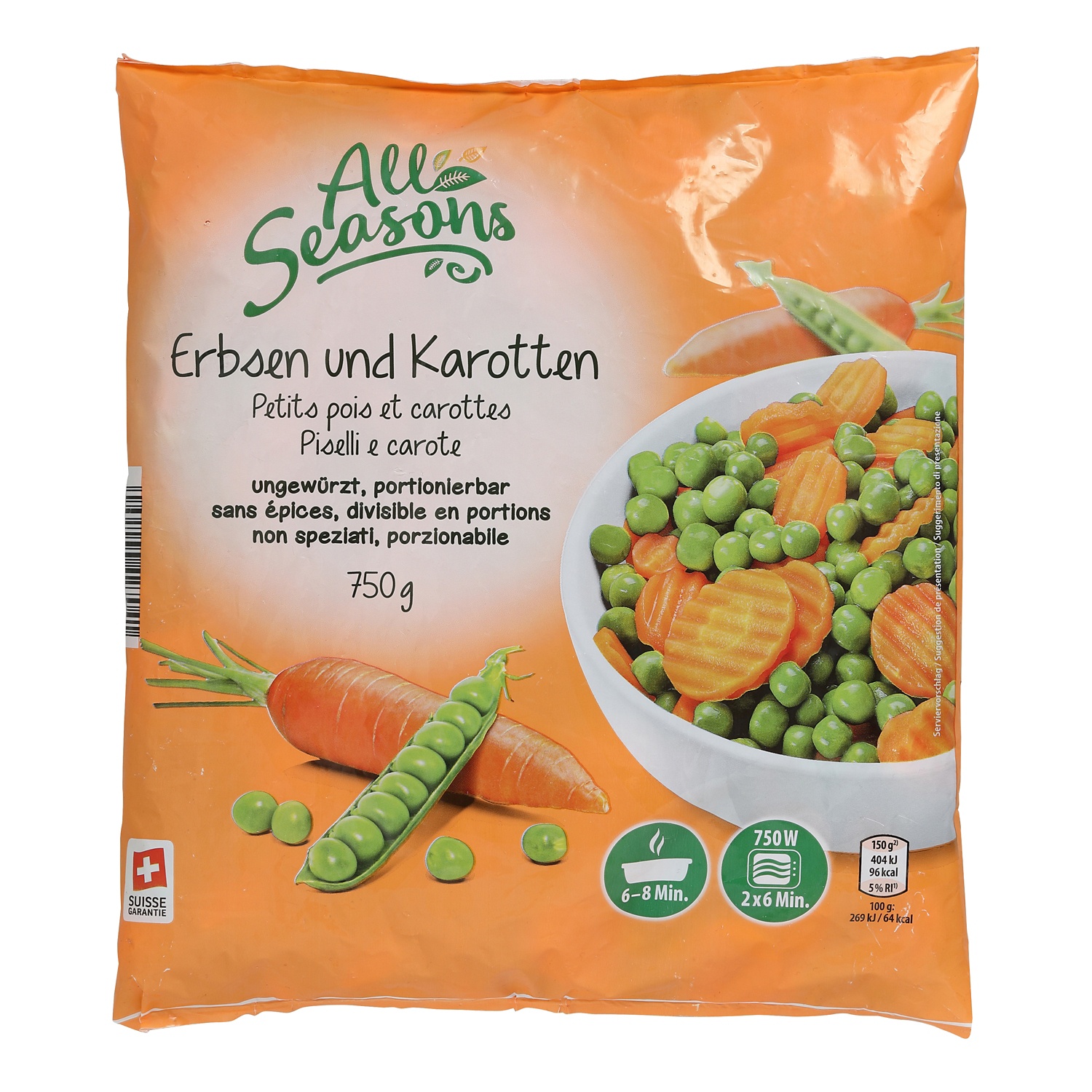 ALL SEASONS Petits pois et carottes