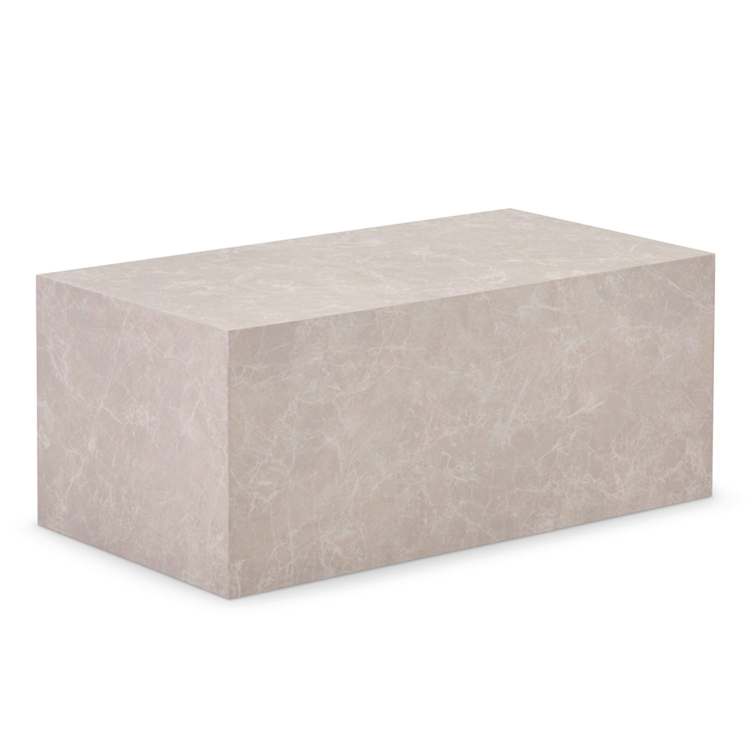 HOME DELUXE Couchtisch Marmor AMIRI L beige