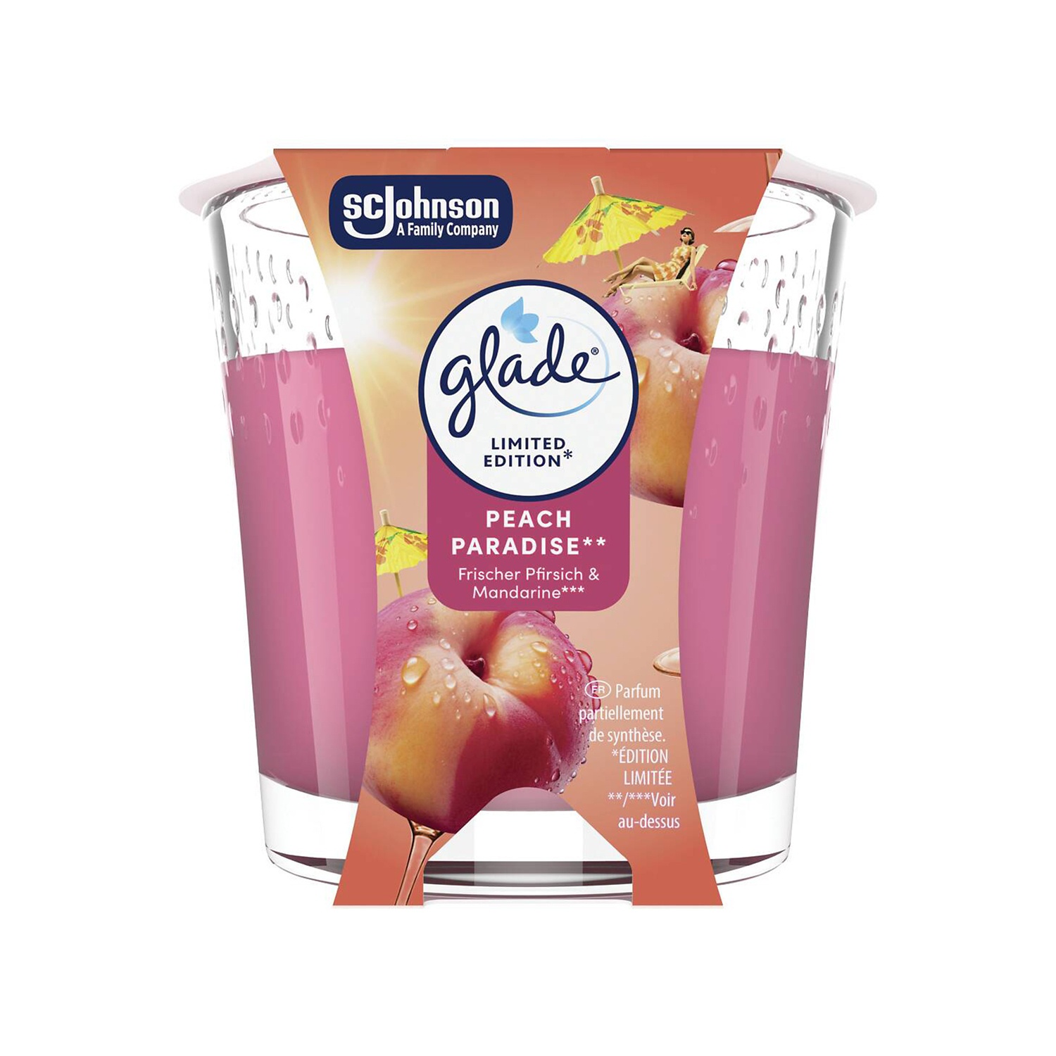 GLADE Candela profumata Peach Paradise
