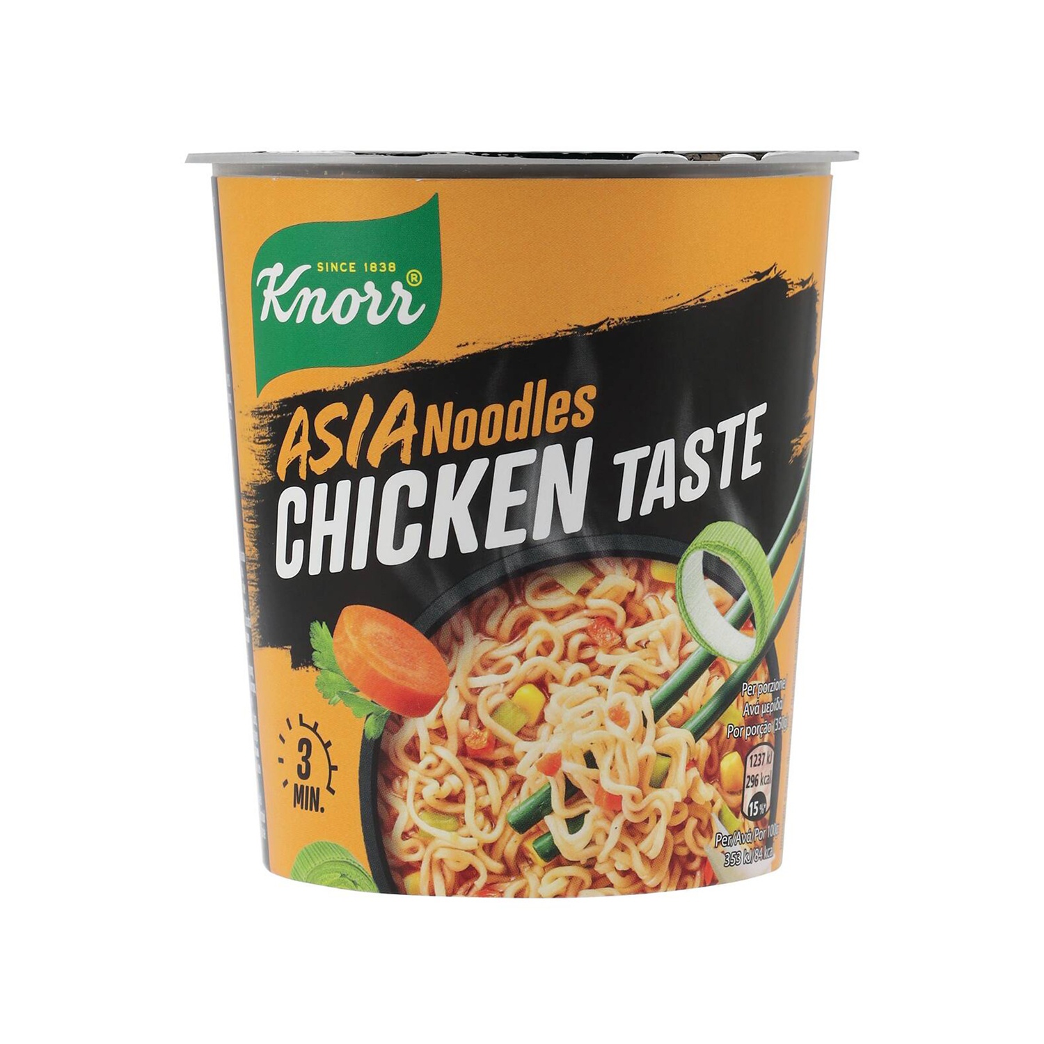 KNORR Noodles istantanei in cup al manzo
