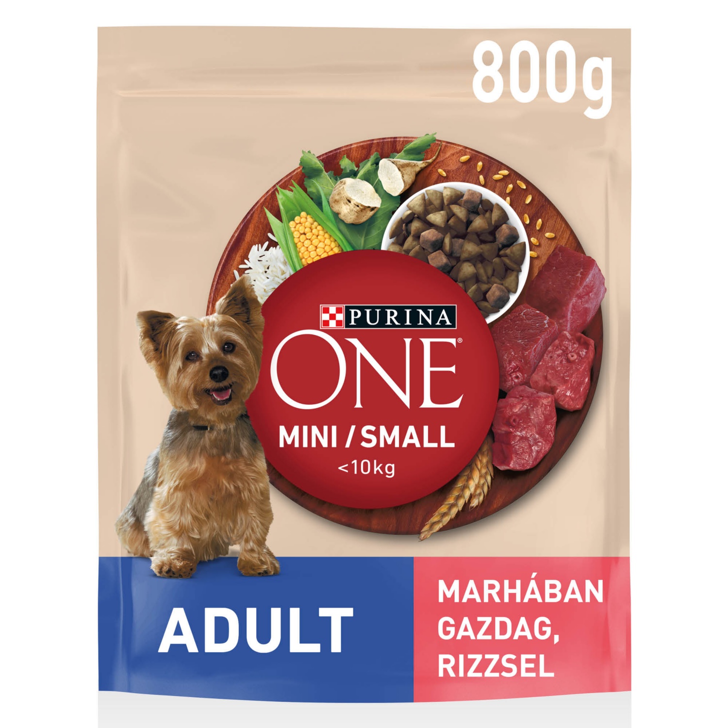 PURINA ONE Száraz kutyaeledel, 800 g