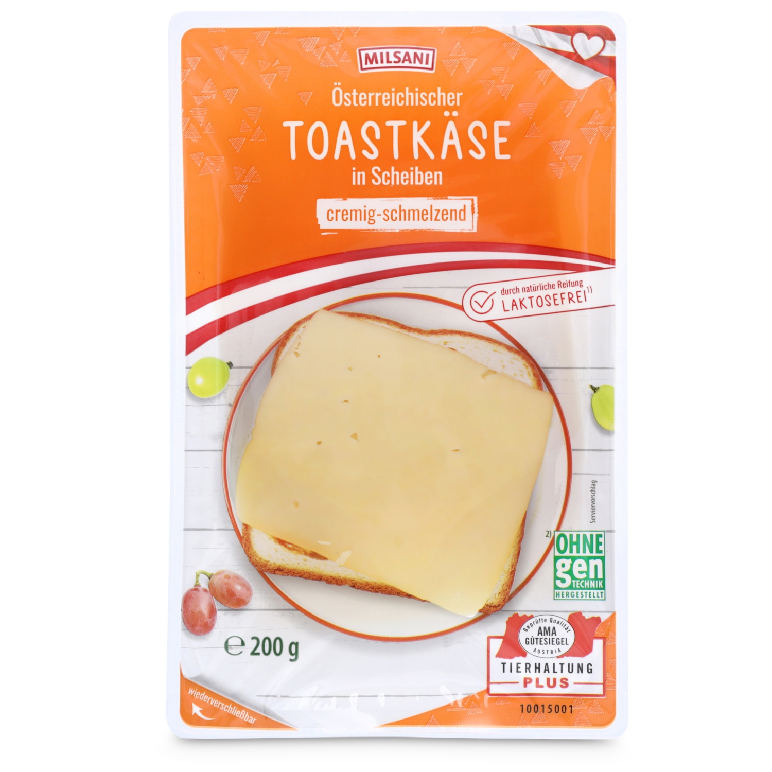 MILSANI Toastkäse in Scheiben