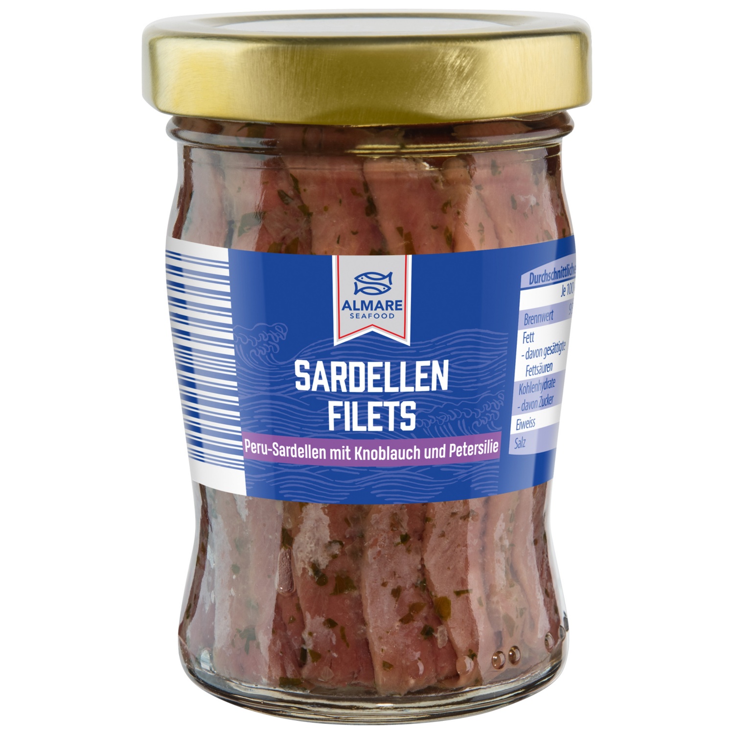 ALMARE SEAFOOD Filets d’anchois, ail et persil