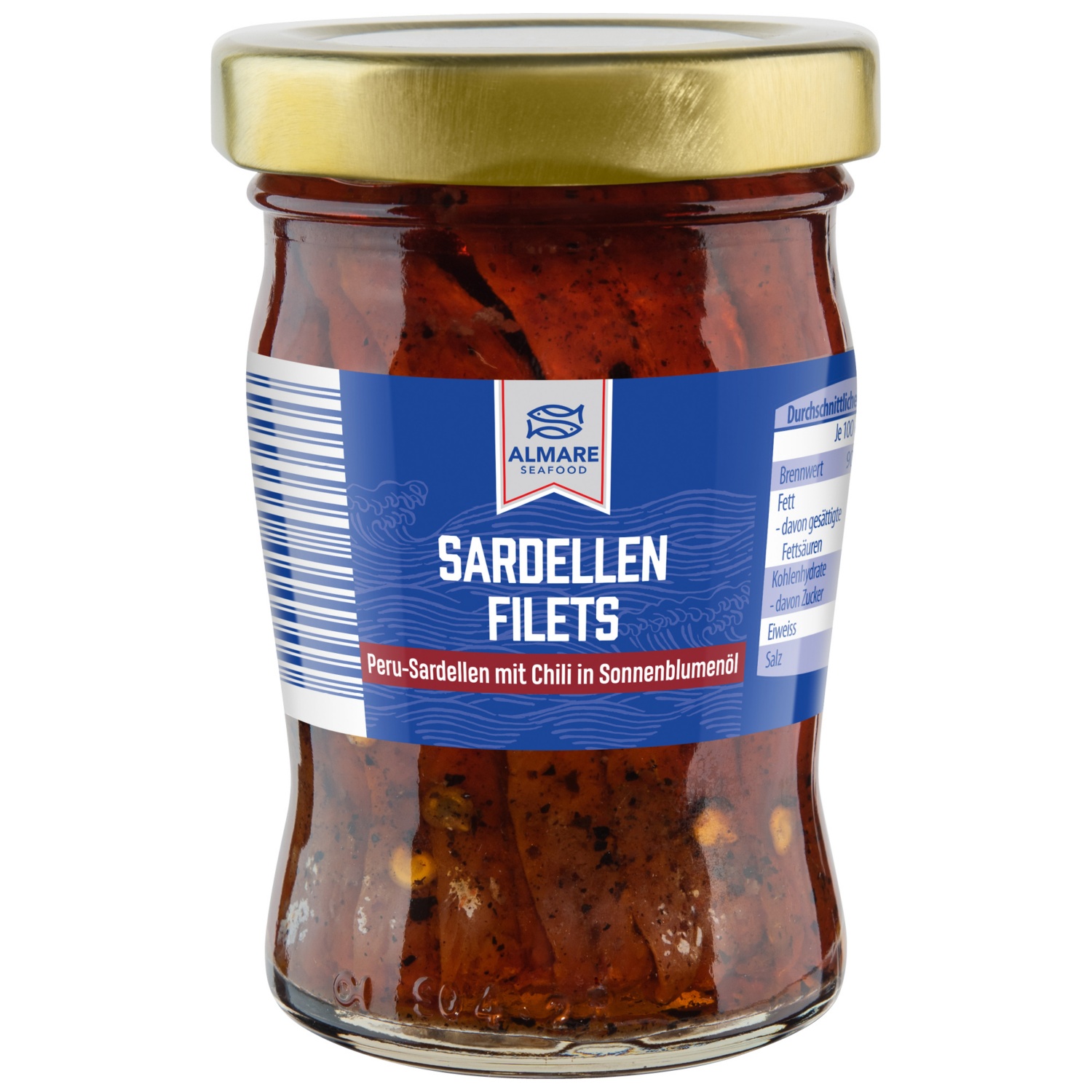 ALMARE SEAFOOD Filets d’anchois, piment rouge