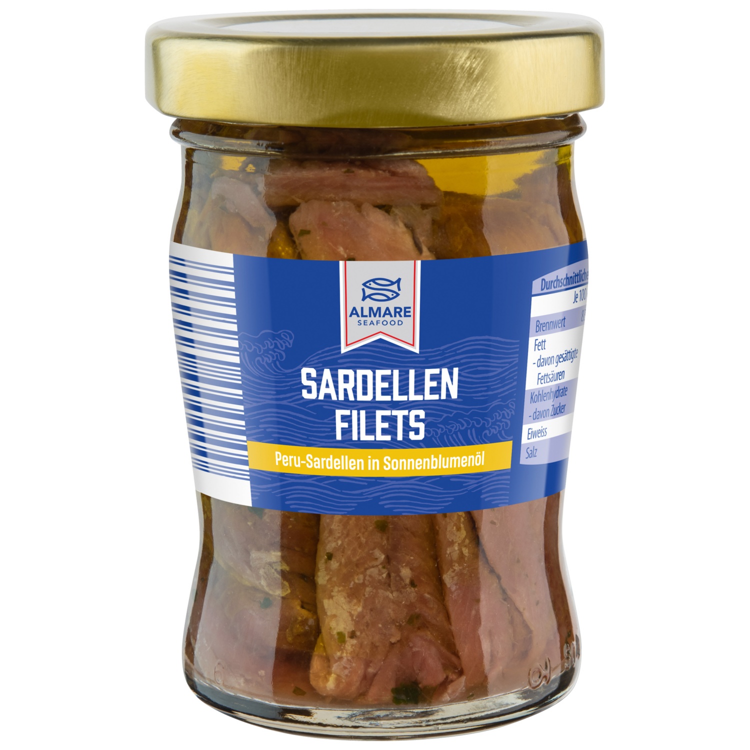 ALMARE SEAFOOD Filets d’anchois, huile de tournesol