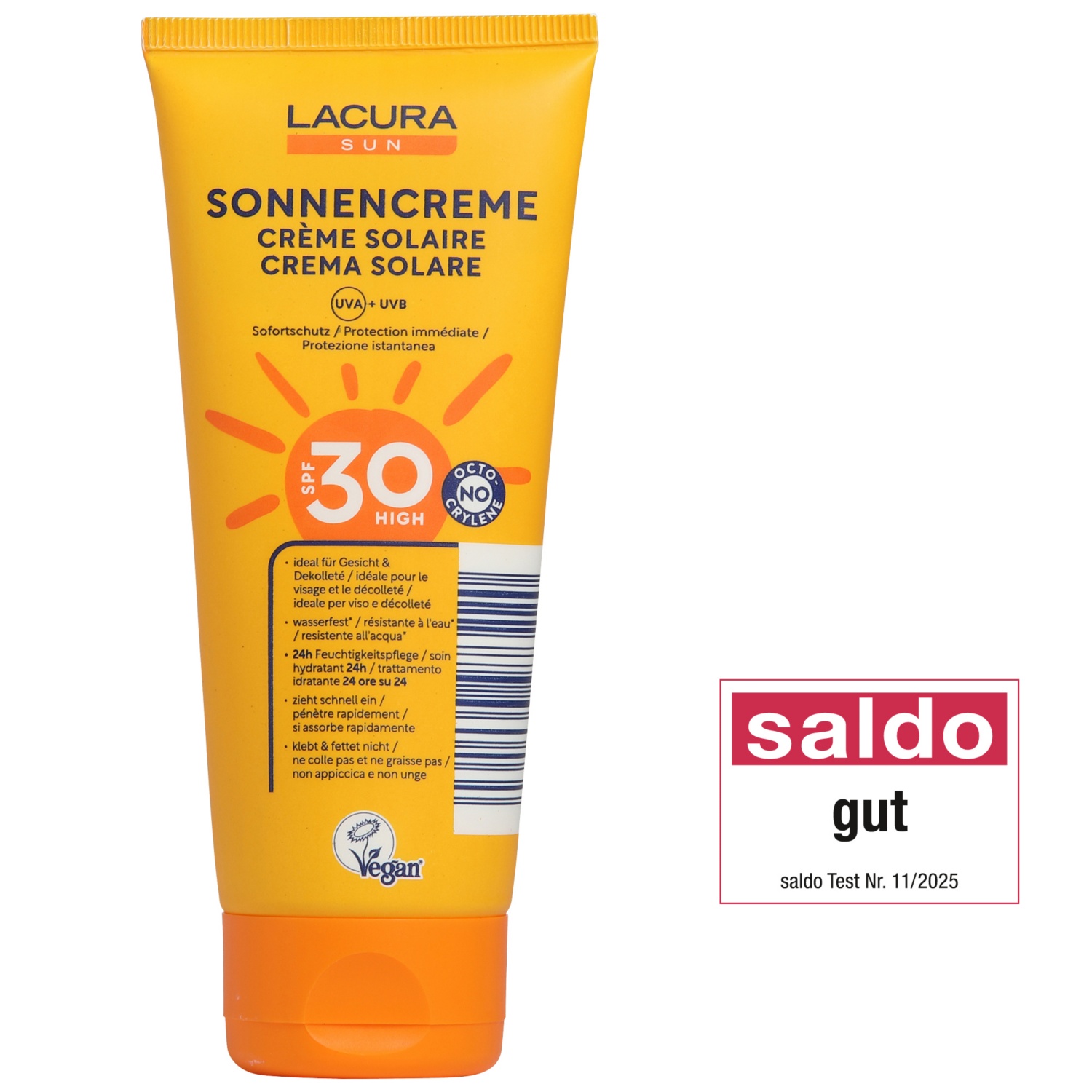 LACURA Sonnen Creme, Sonnen Creme LSF30