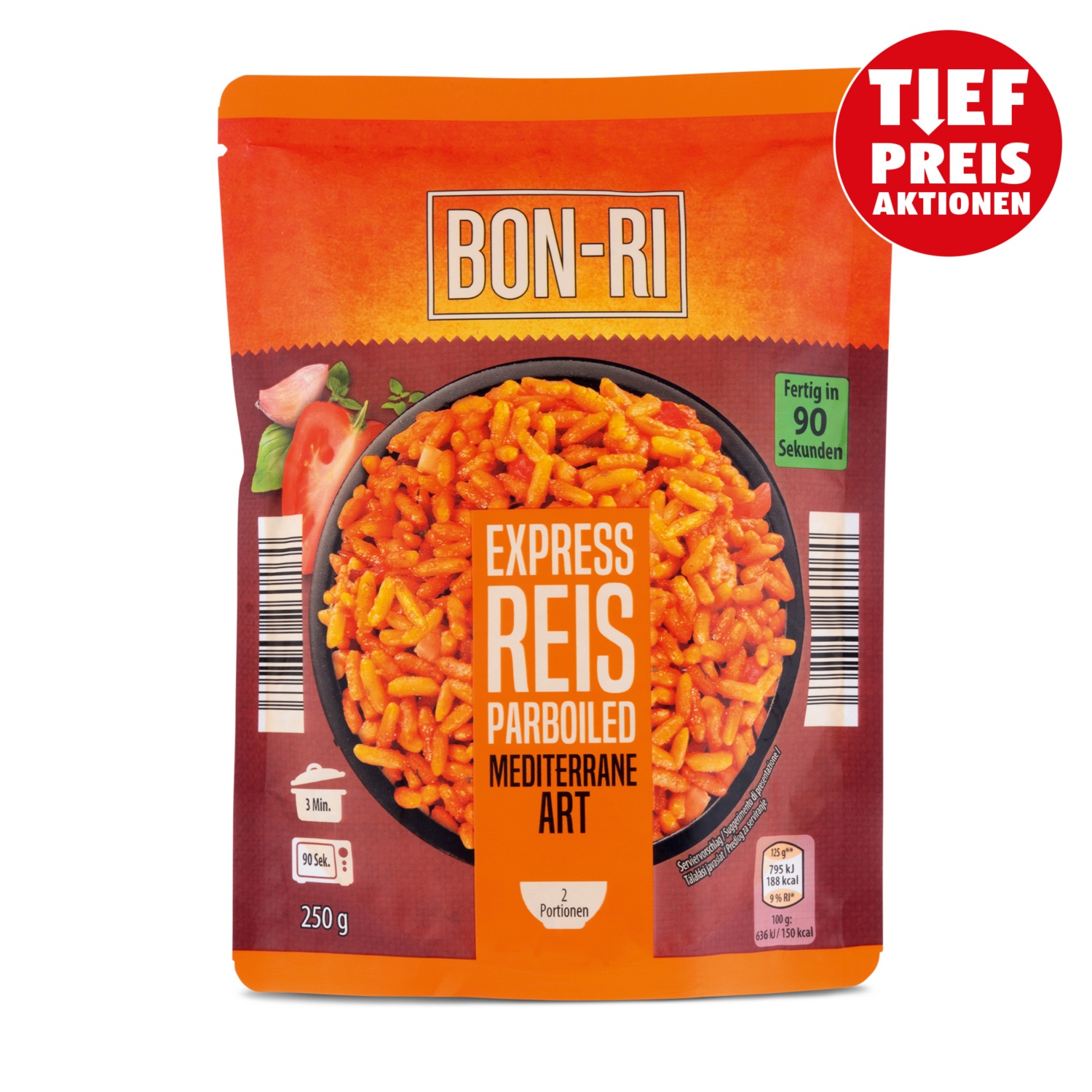 BON-RI Express Rice flavoured, Mediterran