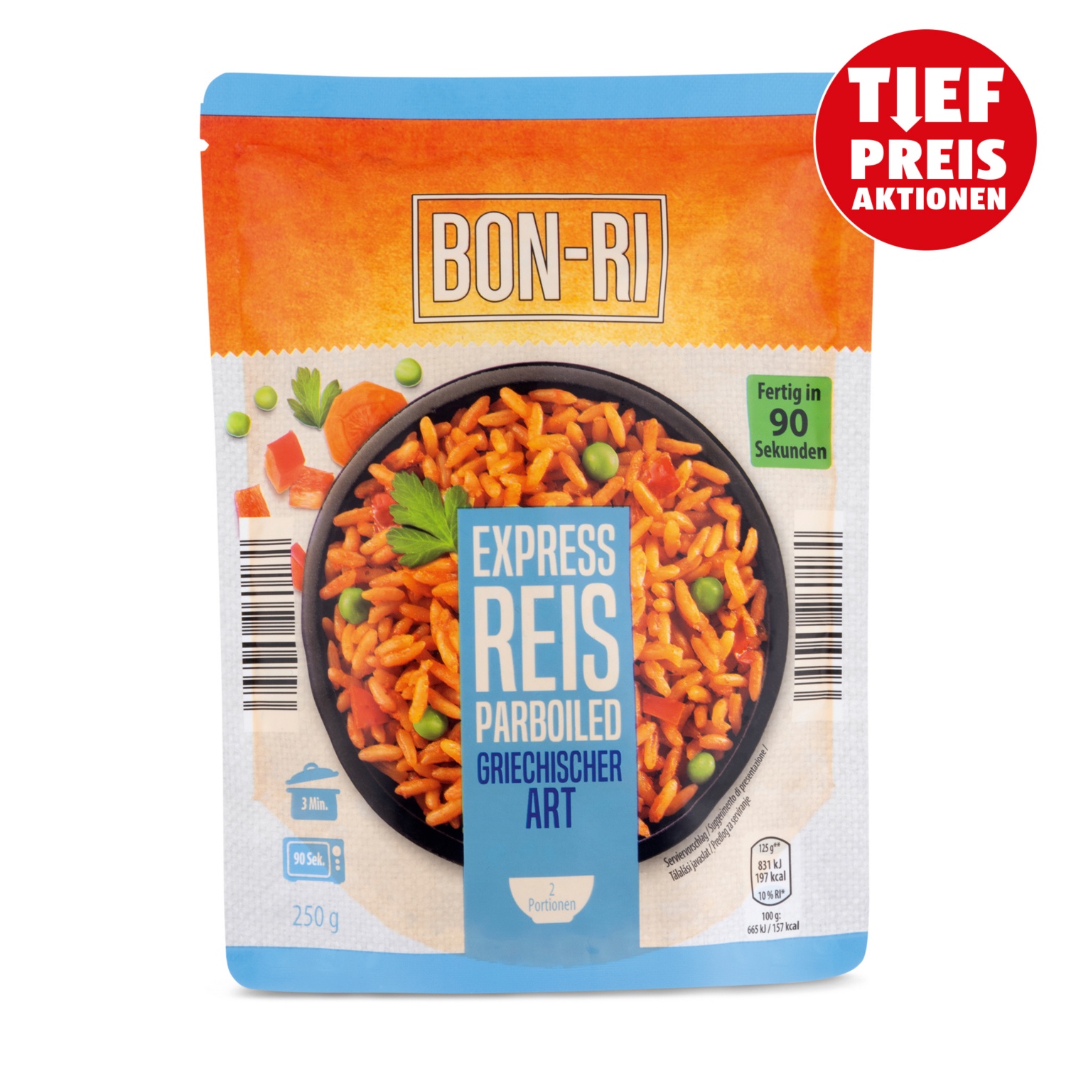 BON-RI Express Rice flavoured, Griechisch