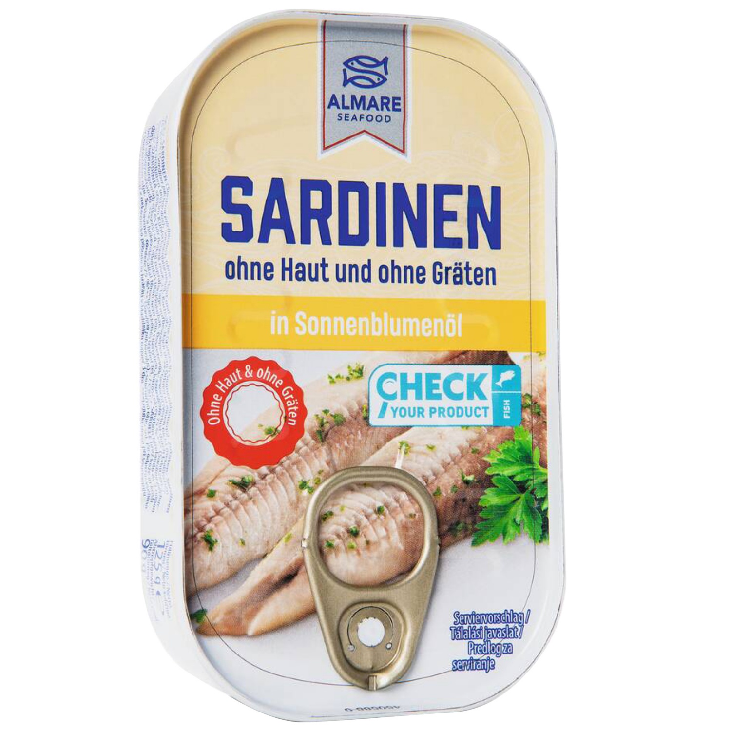 ALMARE SEAFOOD Sardines à l’huile de tournesol