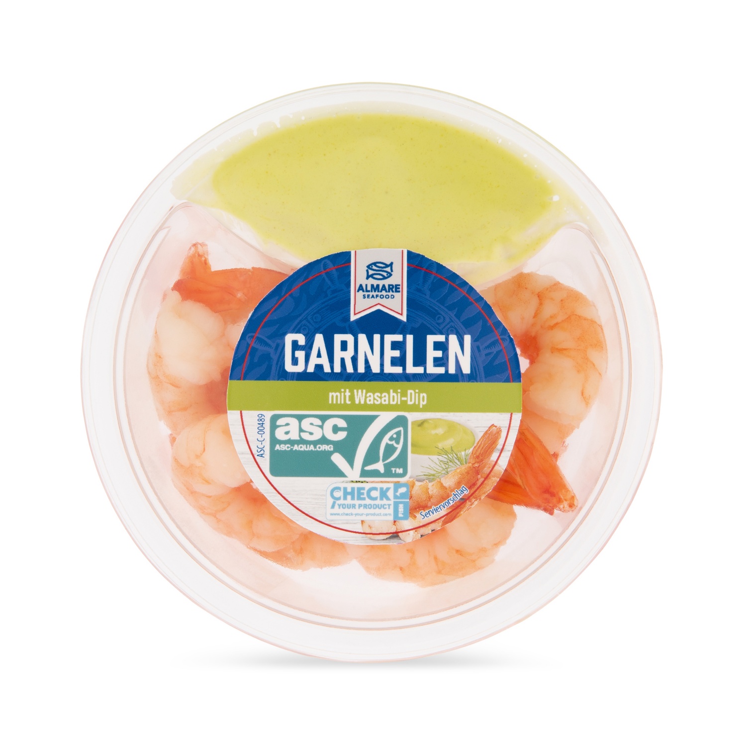 ALMARE SEAFOOD Garnélarák, wasabimártással, 100 g