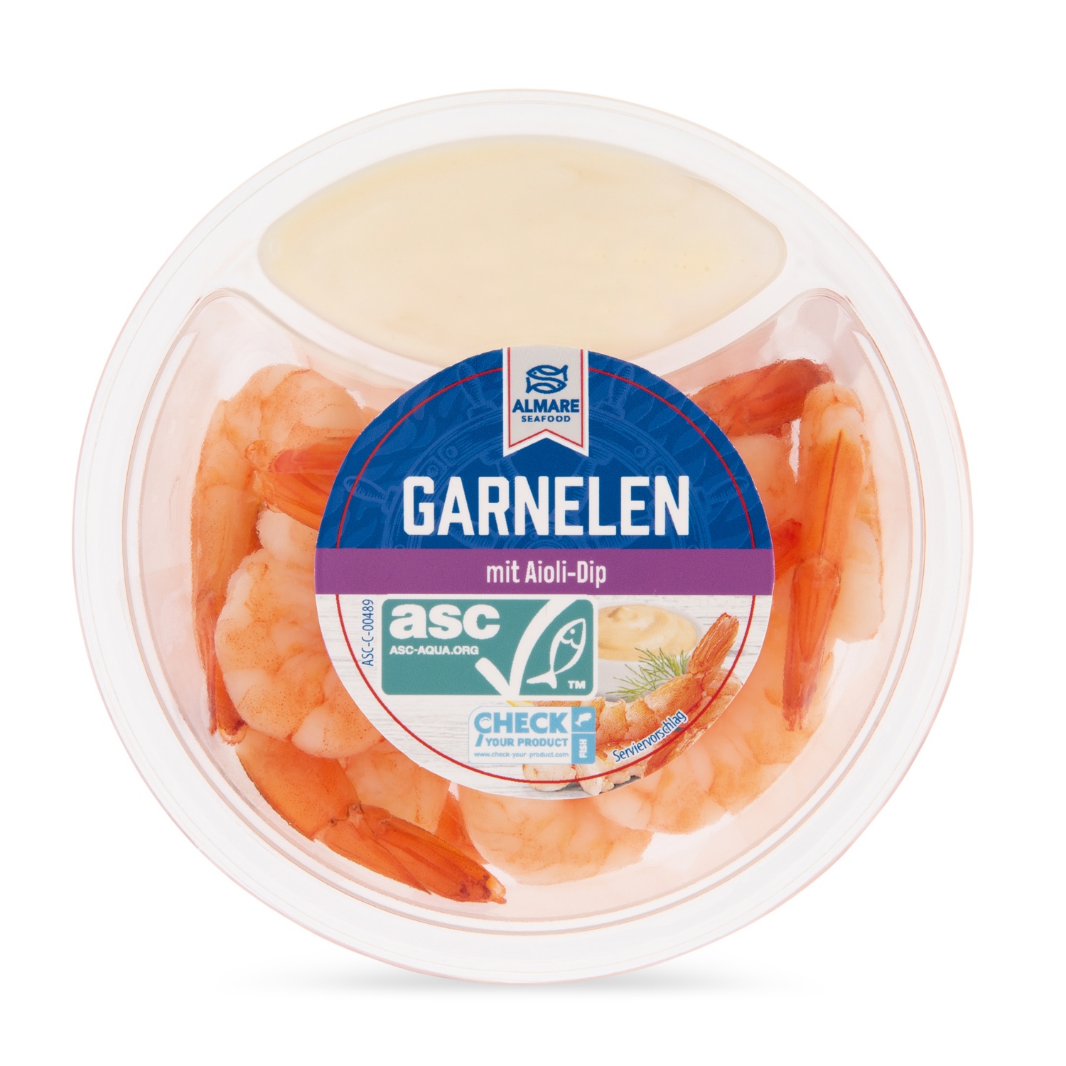 ALMARE SEAFOOD Garnélarák, aiolimártással, 100 g