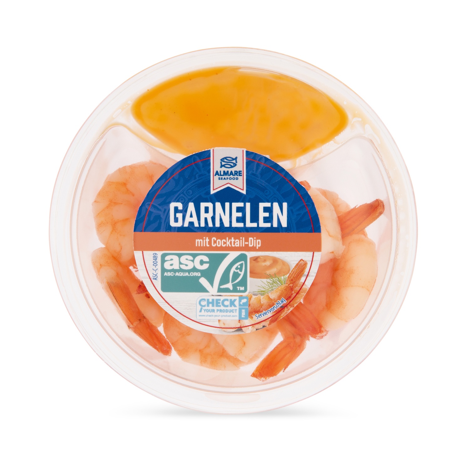 ALMARE SEAFOOD Garnélarák, koktélmártással, 100 g