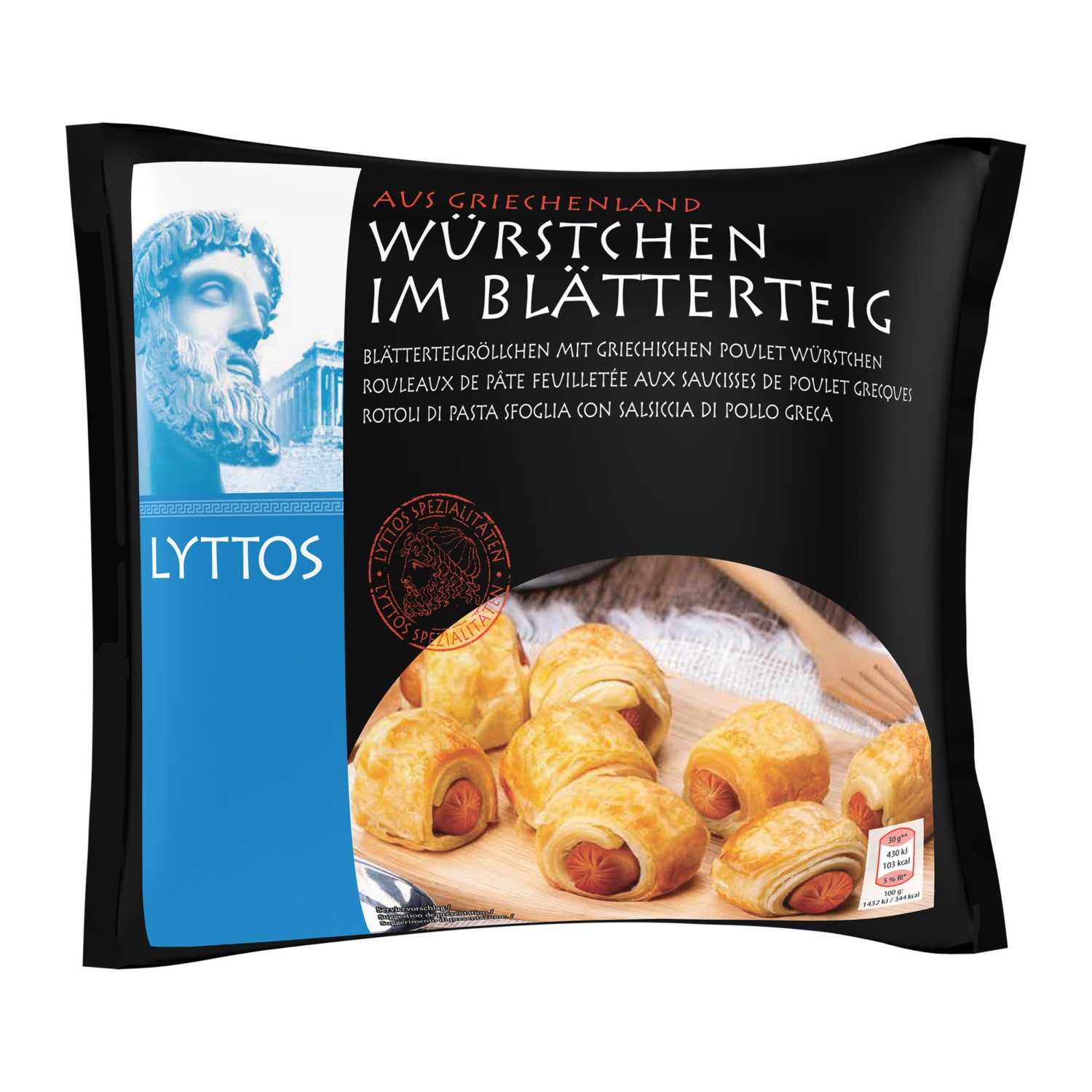 LYTTOS Mini Poulet Würstchen im Teig