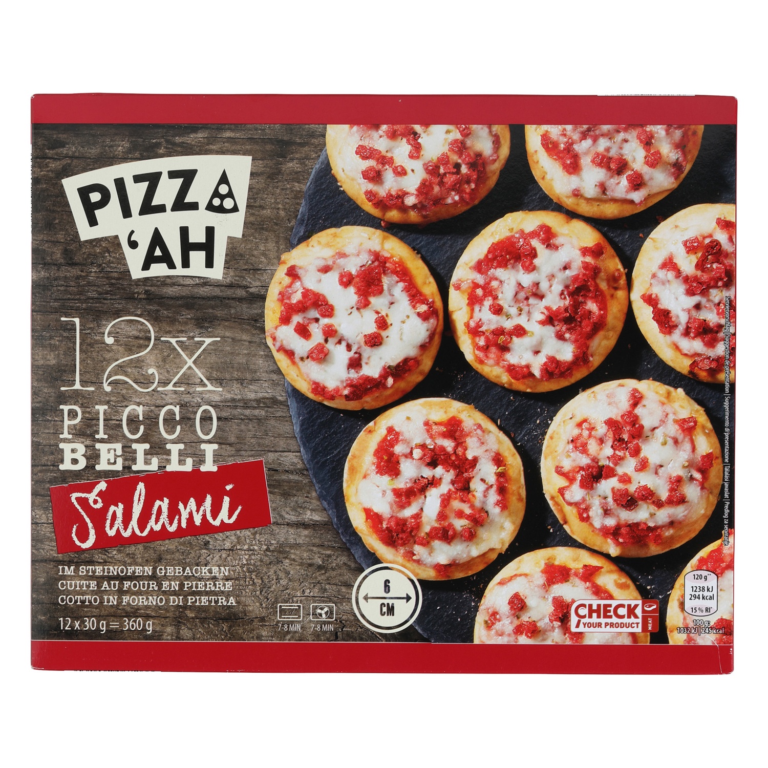 PIZZ‘AH Picco Belli, salame