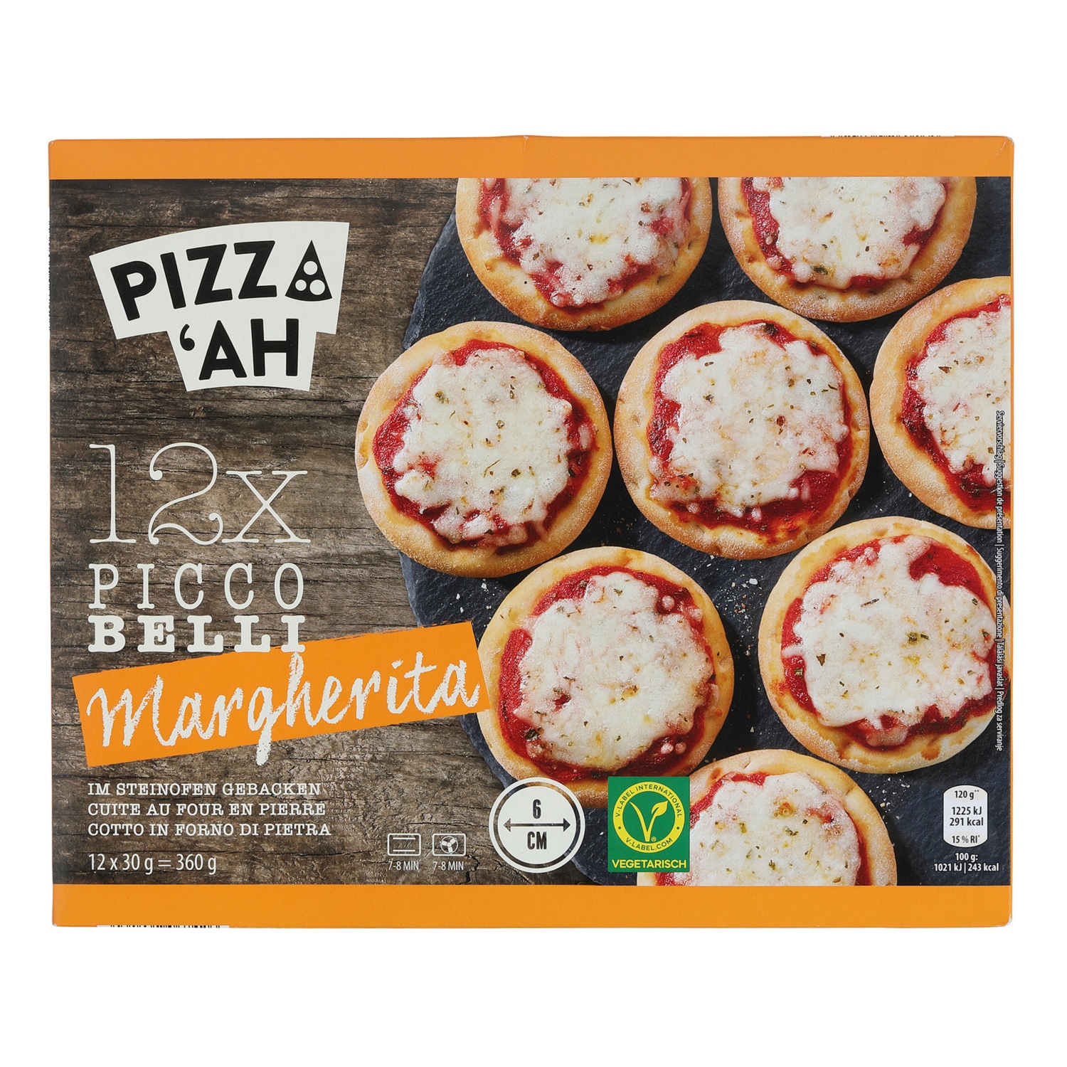 PIZZ‘AH Picco Belli, margherita