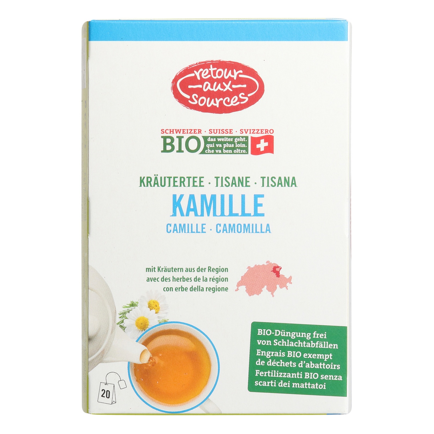 RETOUR AUX SOURCES Infusions BIO, camomille