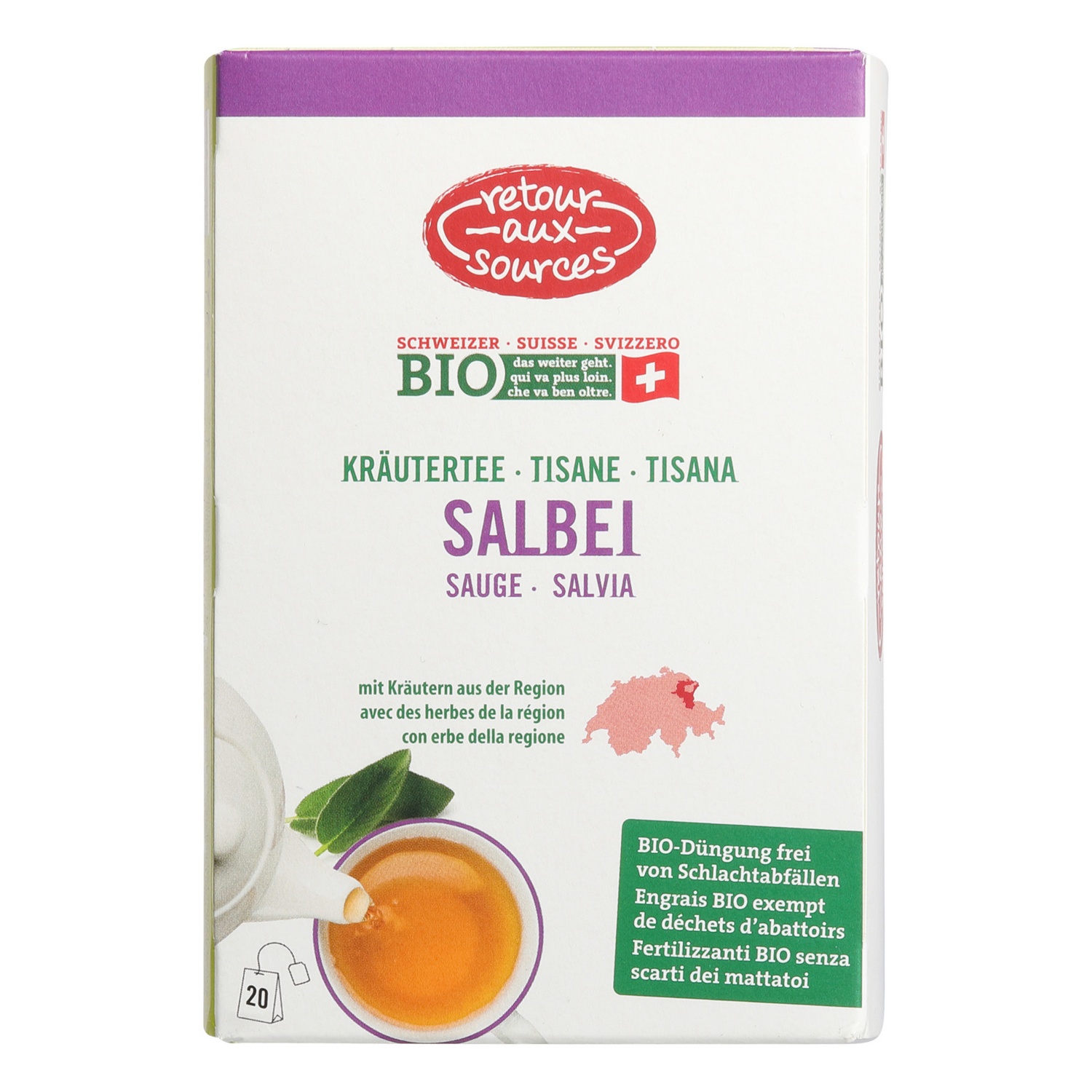 RETOUR AUX SOURCES Infusions BIO, sauge