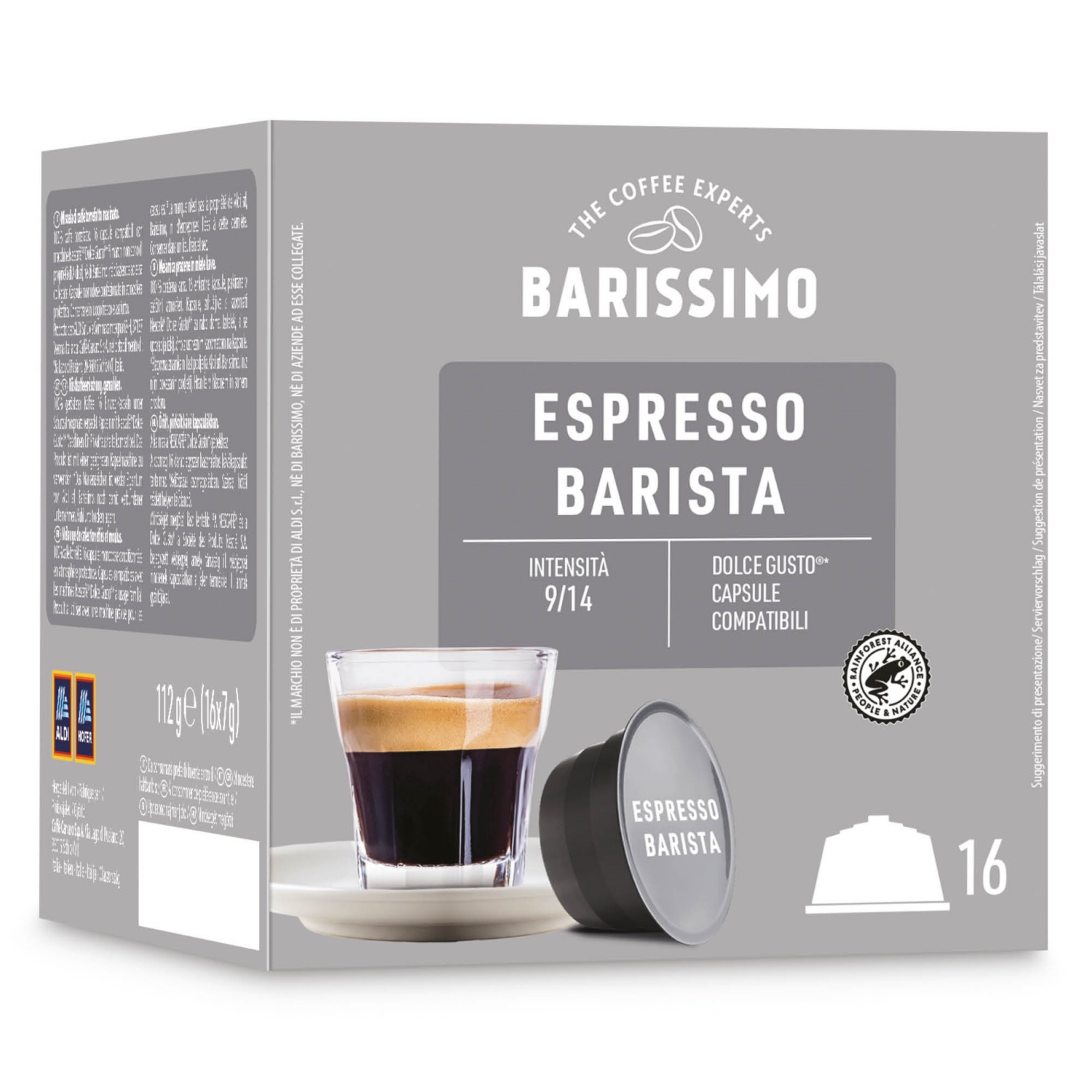 BARISSIMO Kávékapszula, 16 darab
