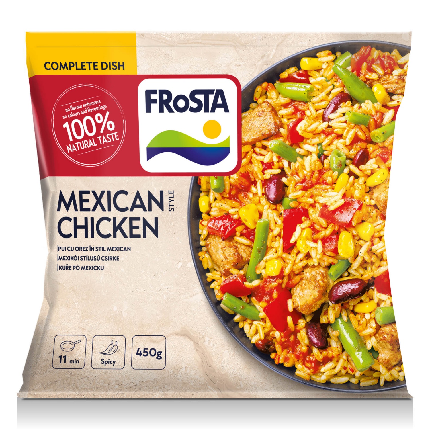 FROSTA Mexikói stílusú csirkés étel, 450 g