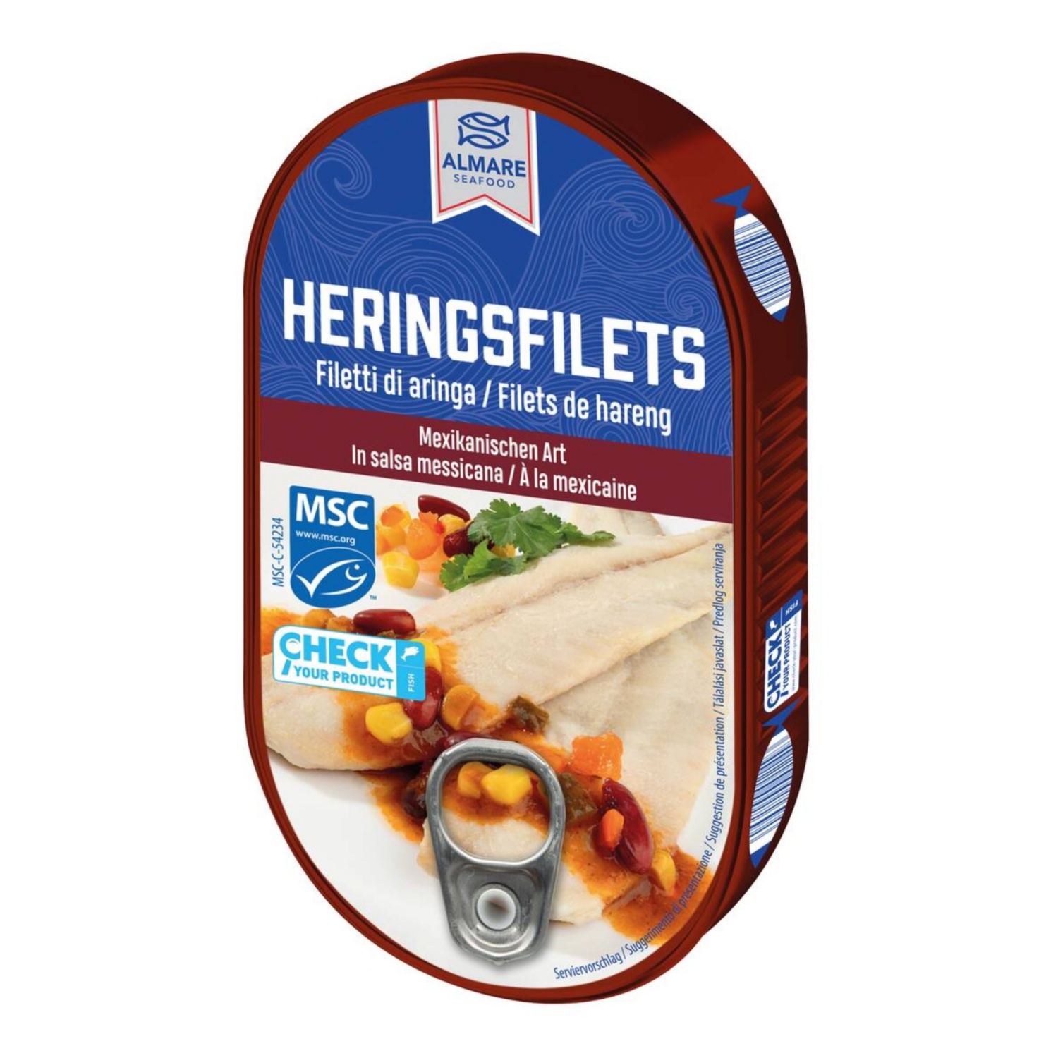 ALMARE SEAFOOD MSC slanikov file v omaki, po mehiško