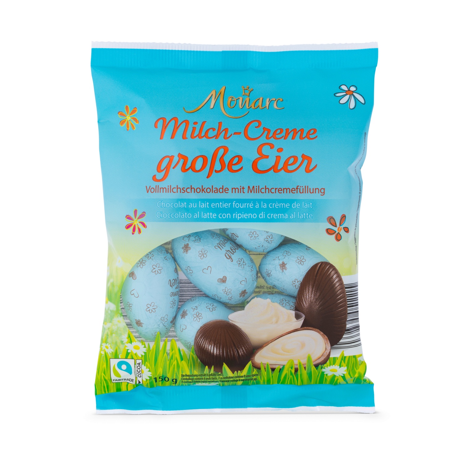 MONARC Ostereier gefüllt, Milchcreme