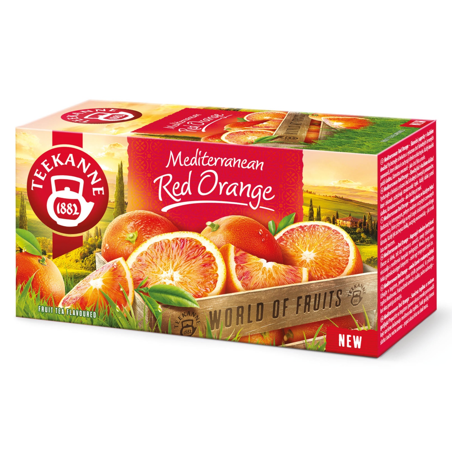 TEEKANNE Teaválogatás, Mediterranean Red Orange, 20 filter