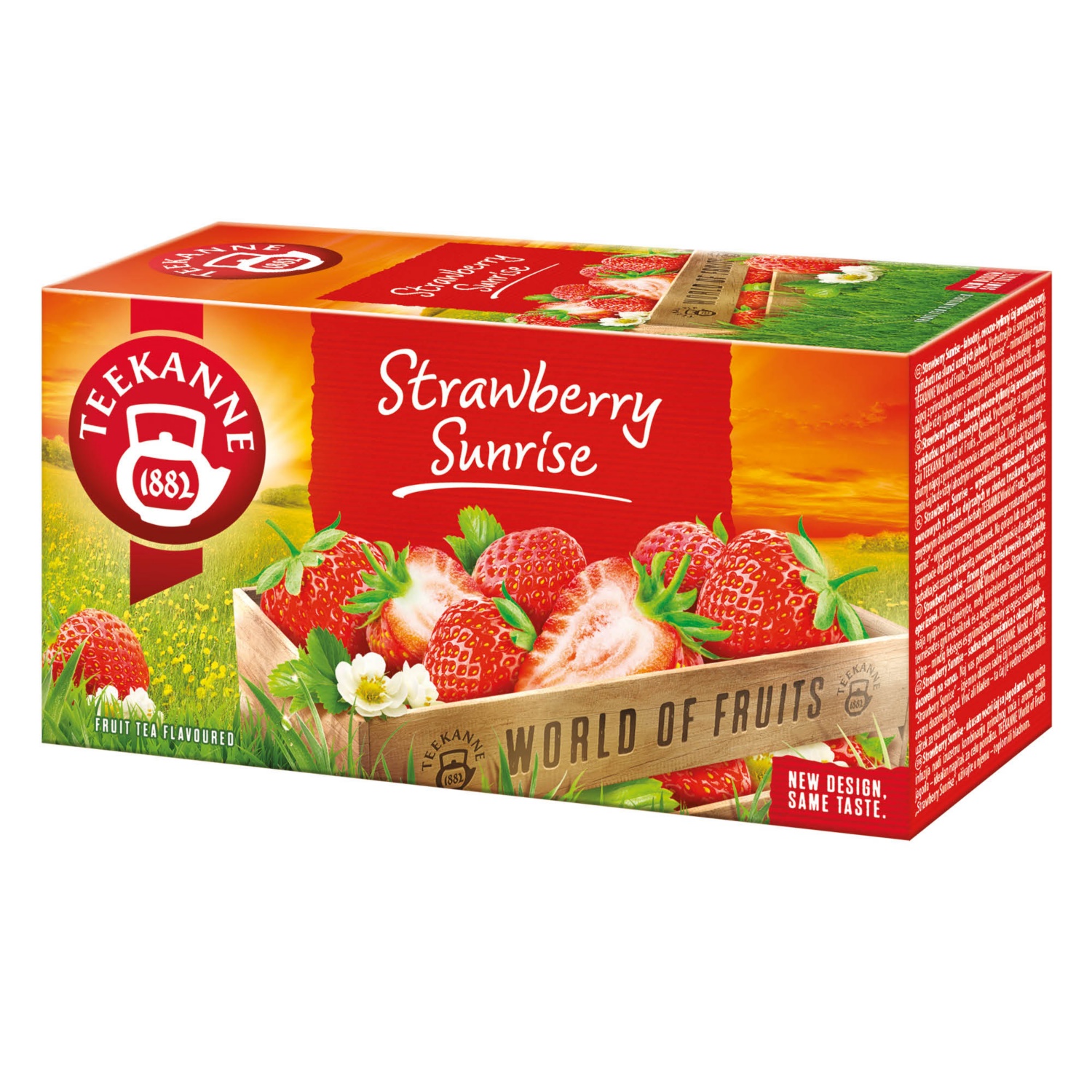 TEEKANNE Teaválogatás, Strawberry Sunrise, 20 filter