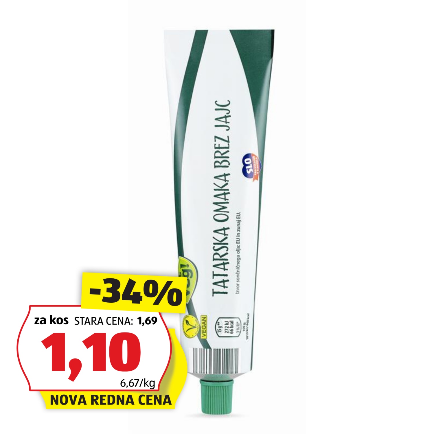 Veganska tatarska omaka