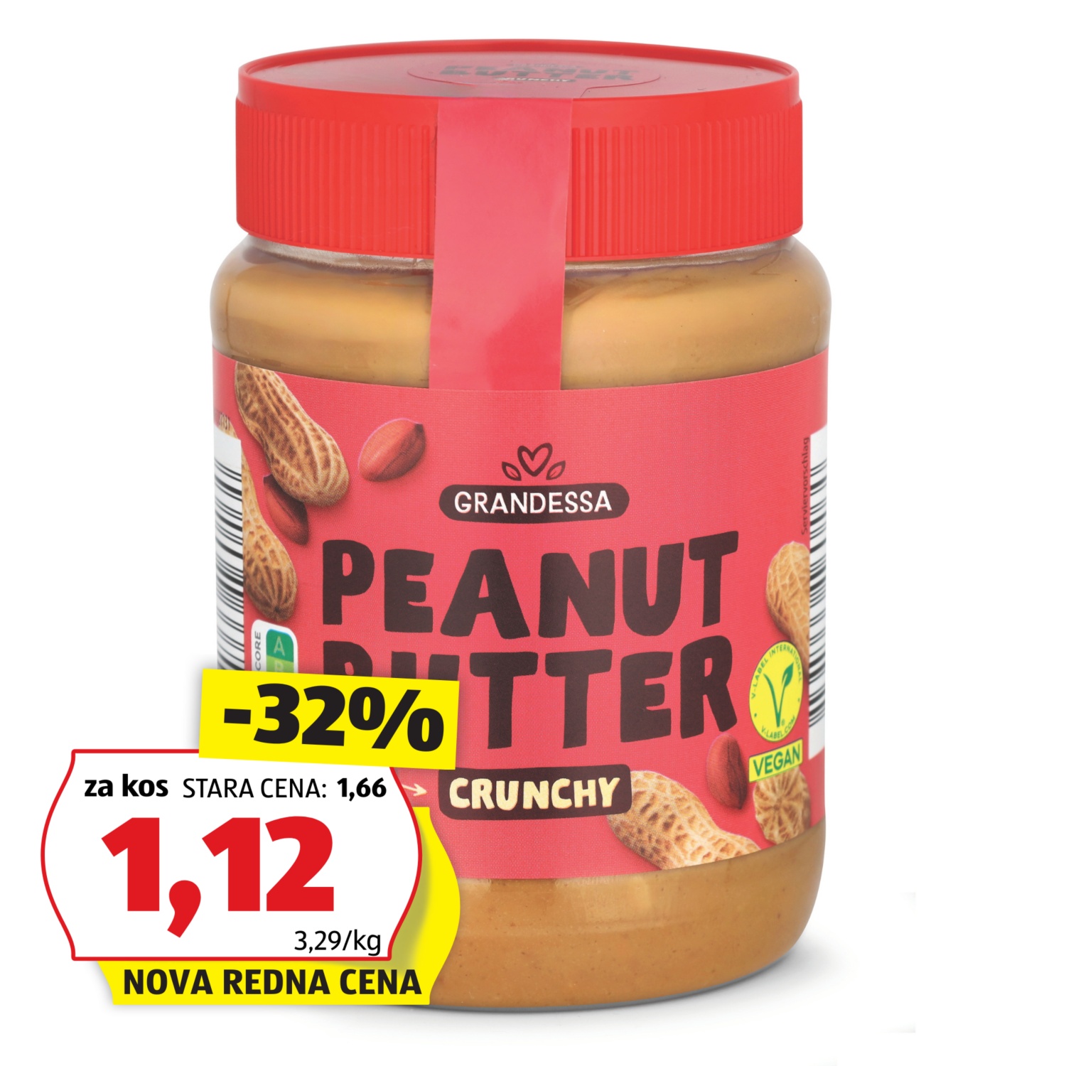 GRANDESSA Arašidov namaz, hrustljav