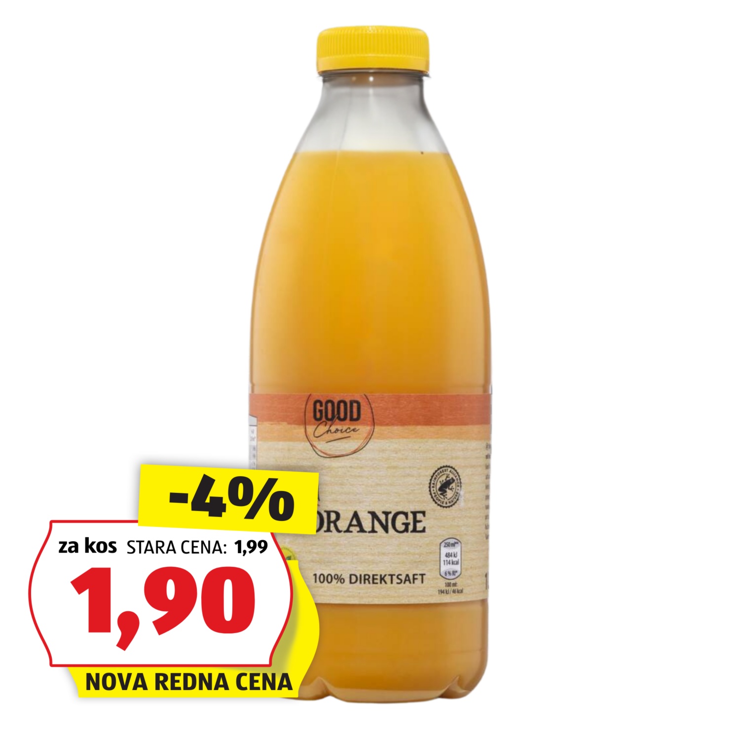 GOOD CHOICE Sok pomaranče