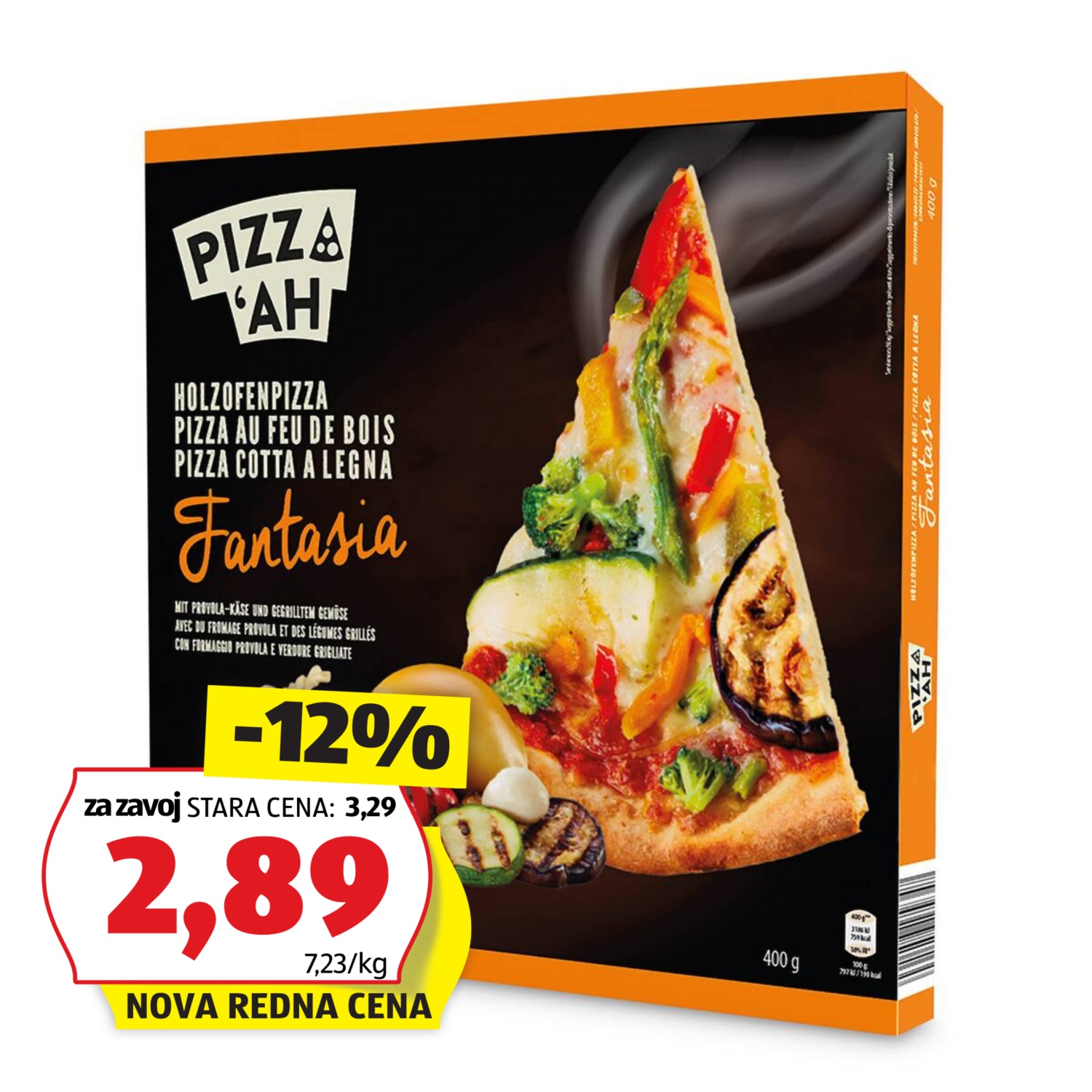 PIZZ‘AH Pizza iz krušne peči, fantazija