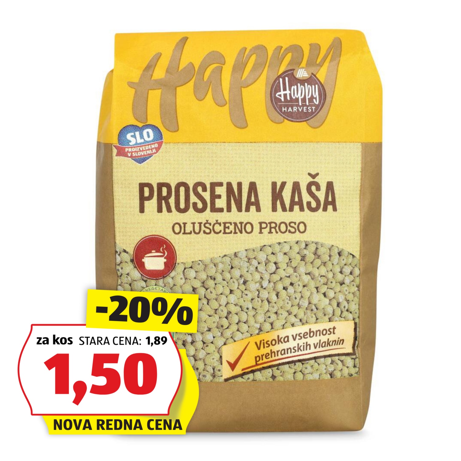 HAPPY HARVEST Prosena kaša