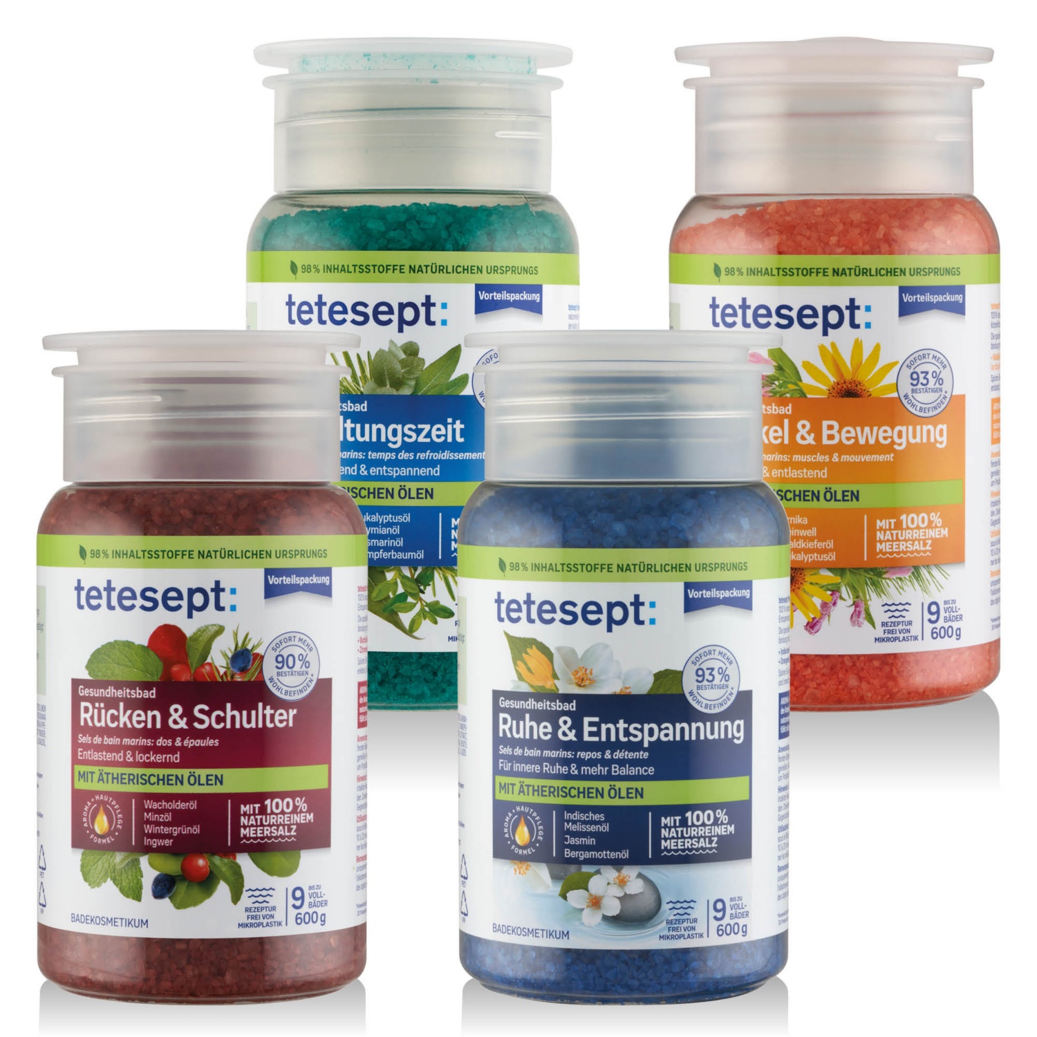 TETESEPT Fürdősó, 600 g