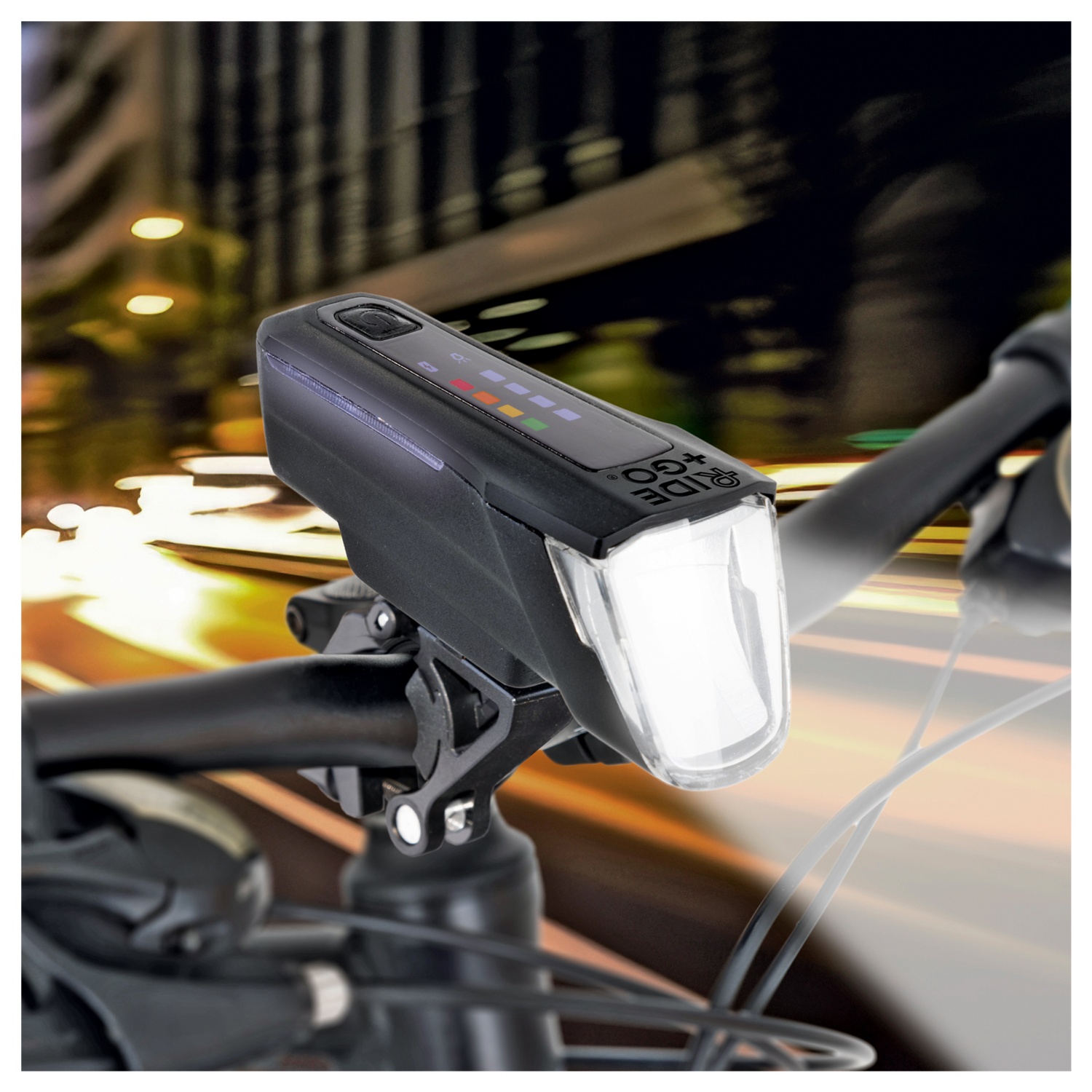 RIDE+GO Set di lampade LED premium ricaricabili