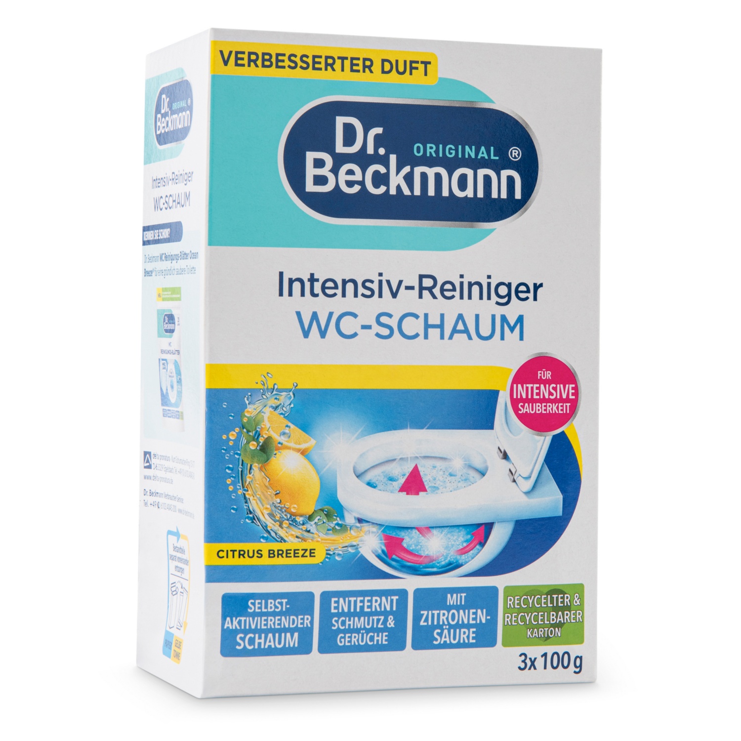 DR. BECKMANN Intensiv-Reiniger WC Schaum