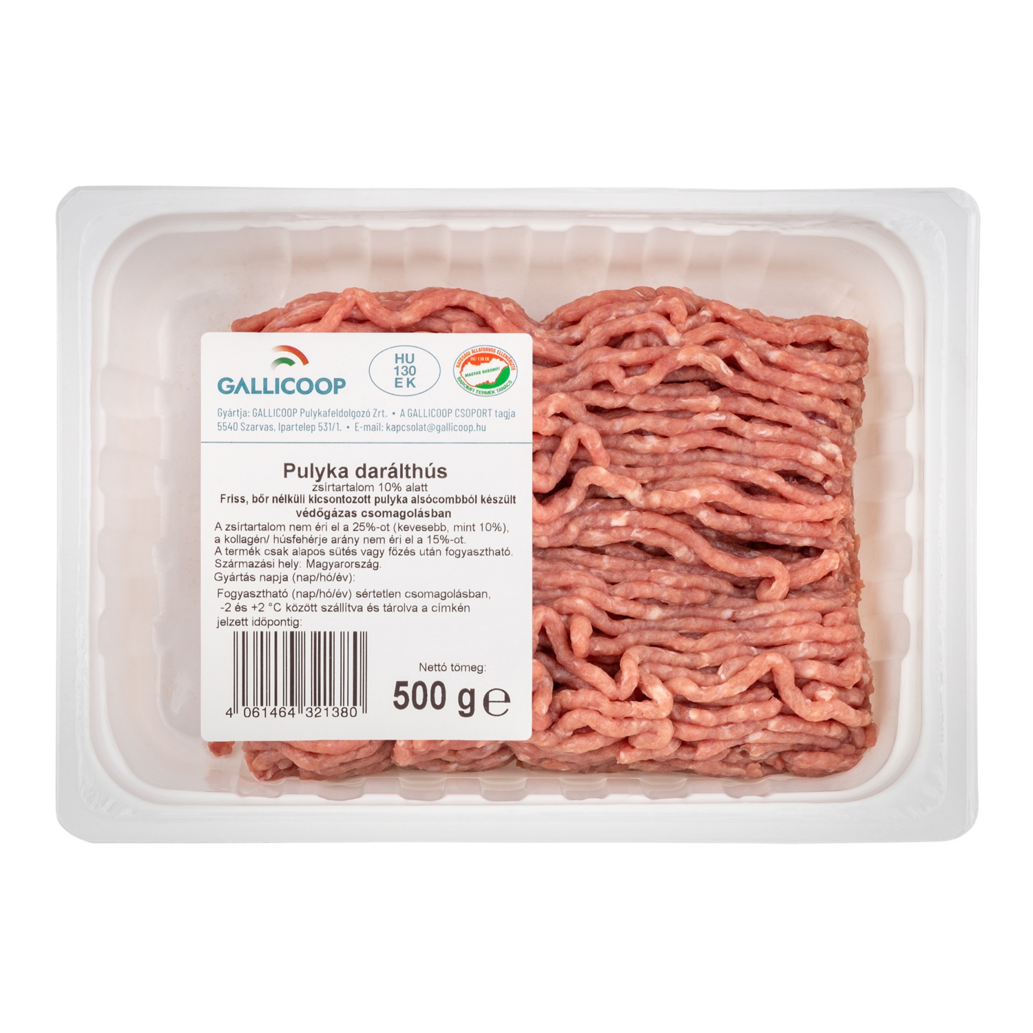 HÚSMESTER Pulyka darálthús, 500 g