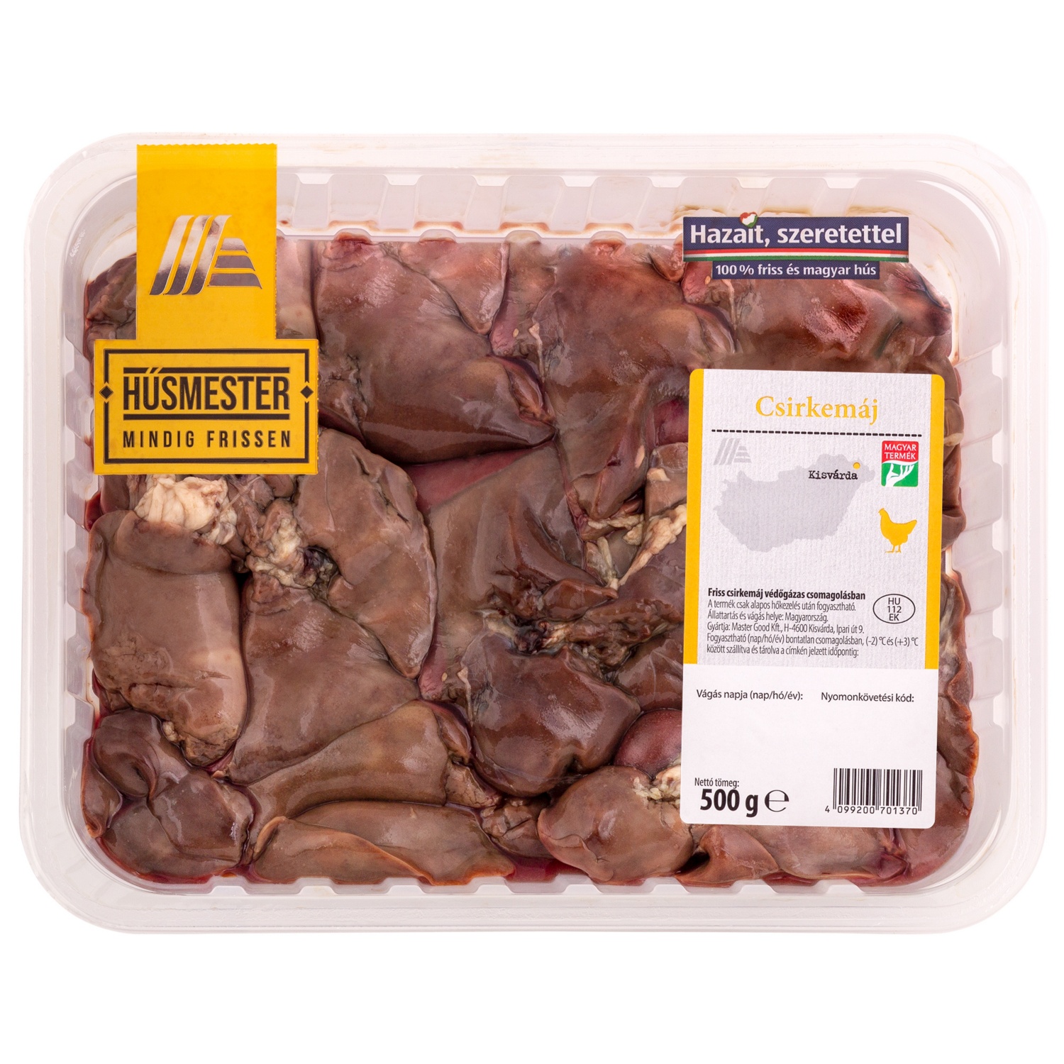 HÚSMESTER Friss csirkemáj, 500 g