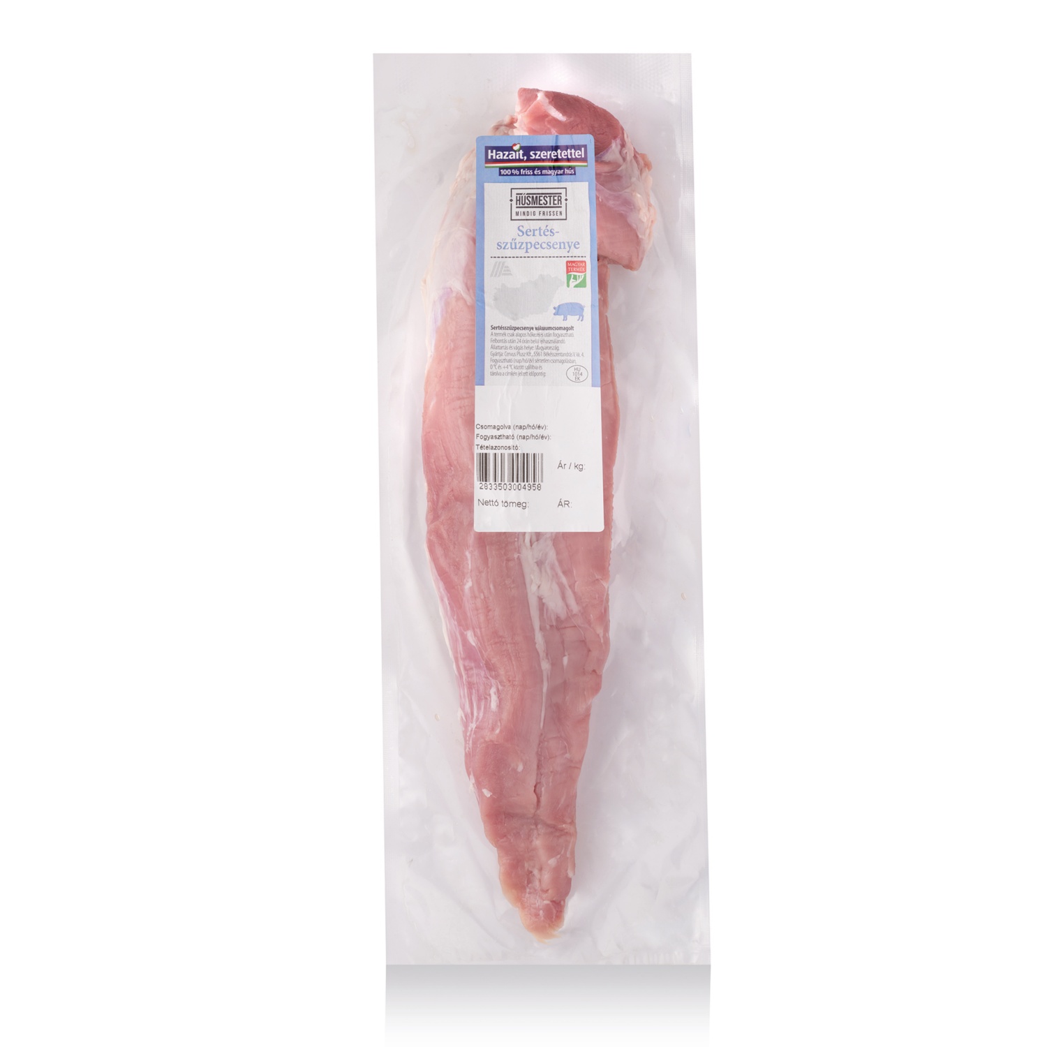 HÚSMESTER Sertés szűzpecsenye, /kg