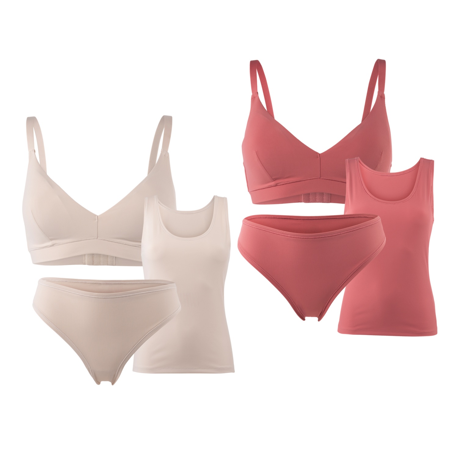 UP 2 FASHION WOMEN Damen-Rippenunterwäsche