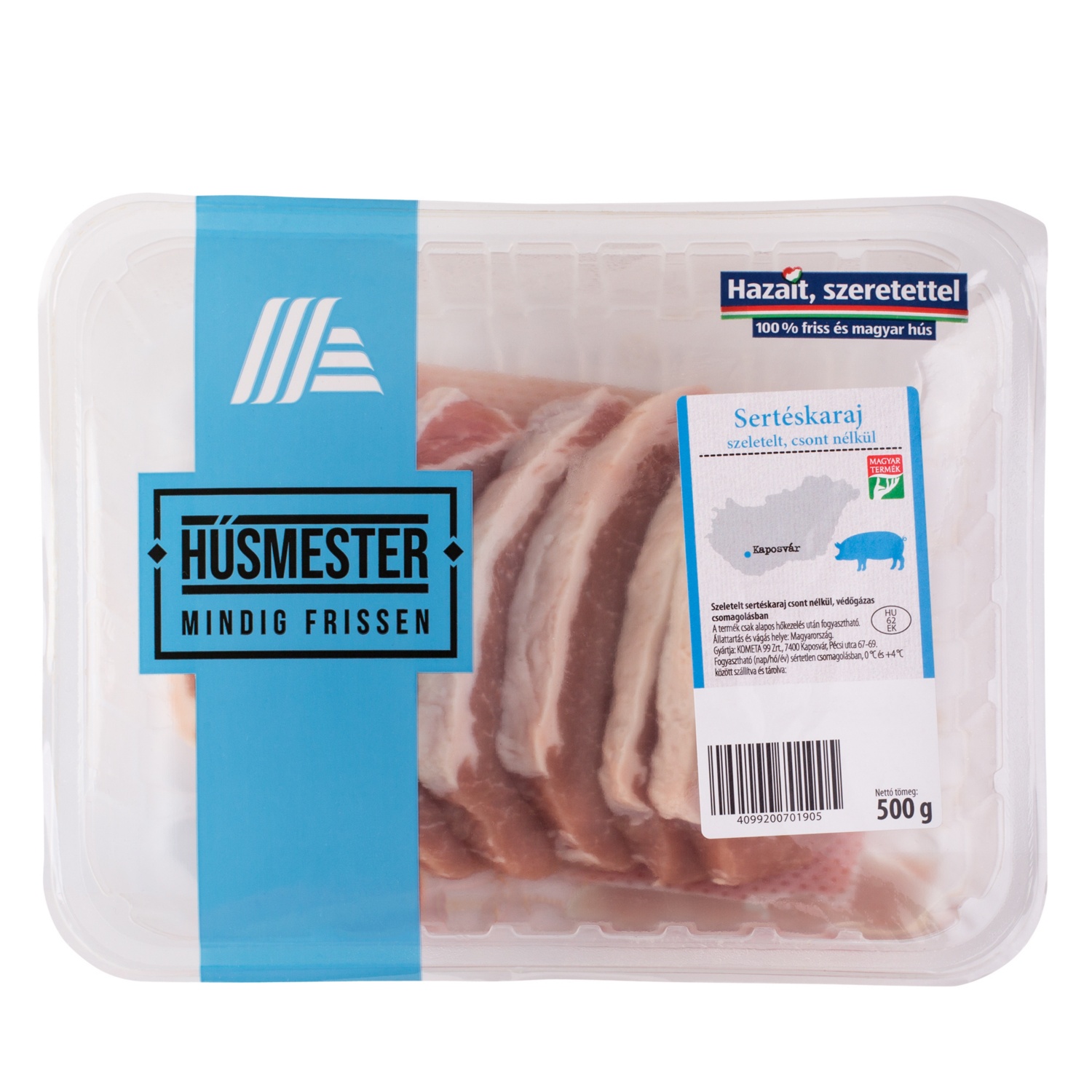 HÚSMESTER Sertéskaraj, szeletelt, 500 g