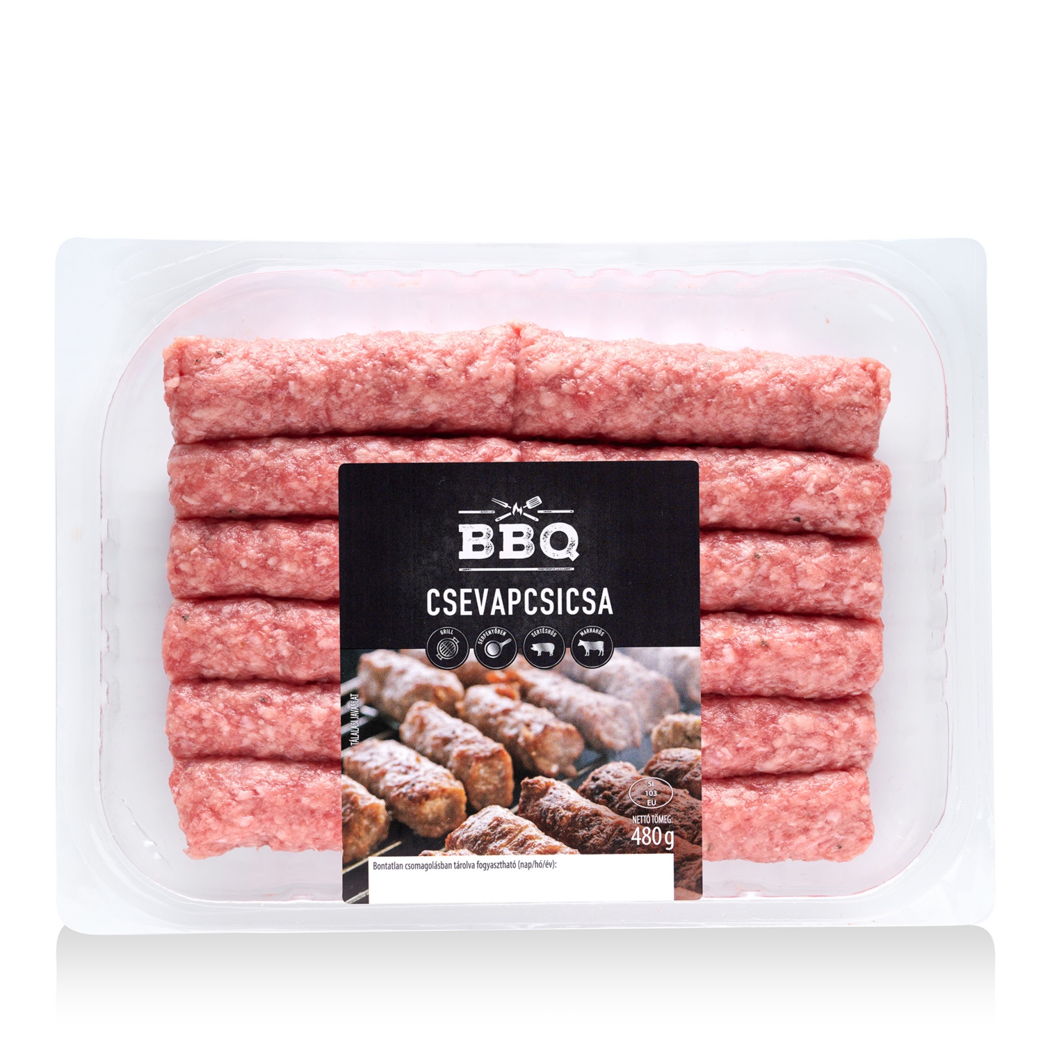 BBQ Csevapcsicsa sertés- és marhahúsból, 480 g