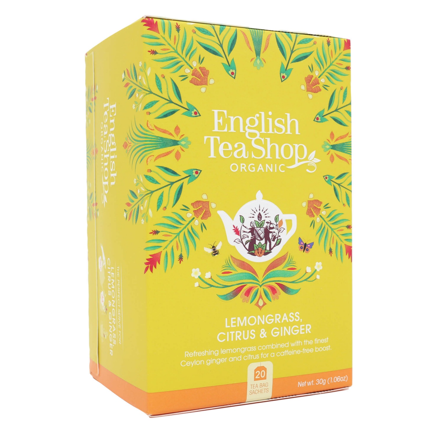 ENGLISH TEA SHOP Bio teaválogatás, Lemongrass, citrus & ginger, 20 filter
