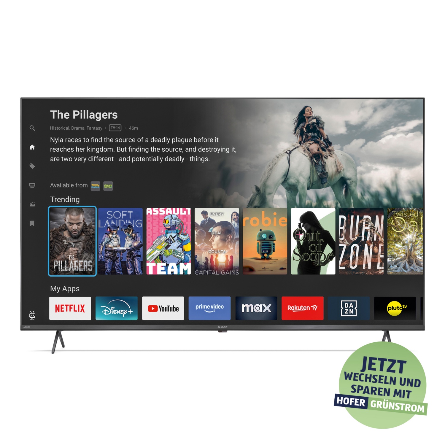 SHARP 55“ (139 cm) 4K UHD 55HM5745E SMART TV
