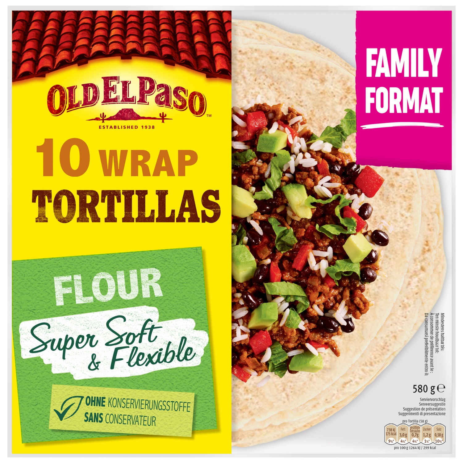 OLD EL PASO Family wrap