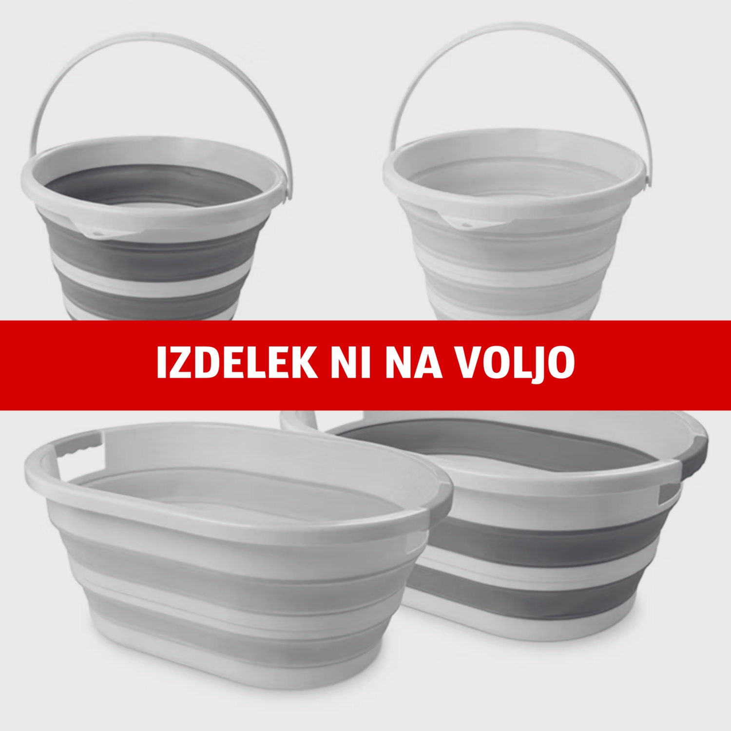 HOME CREATION Zložljiva košara/vedro za perilo