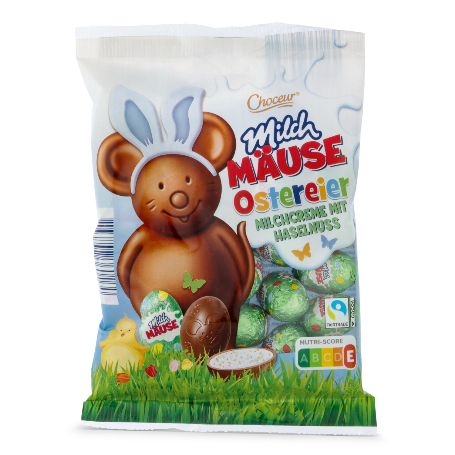 CHOCEUR Milchmäuse Ostereier, Milch Haselnuss